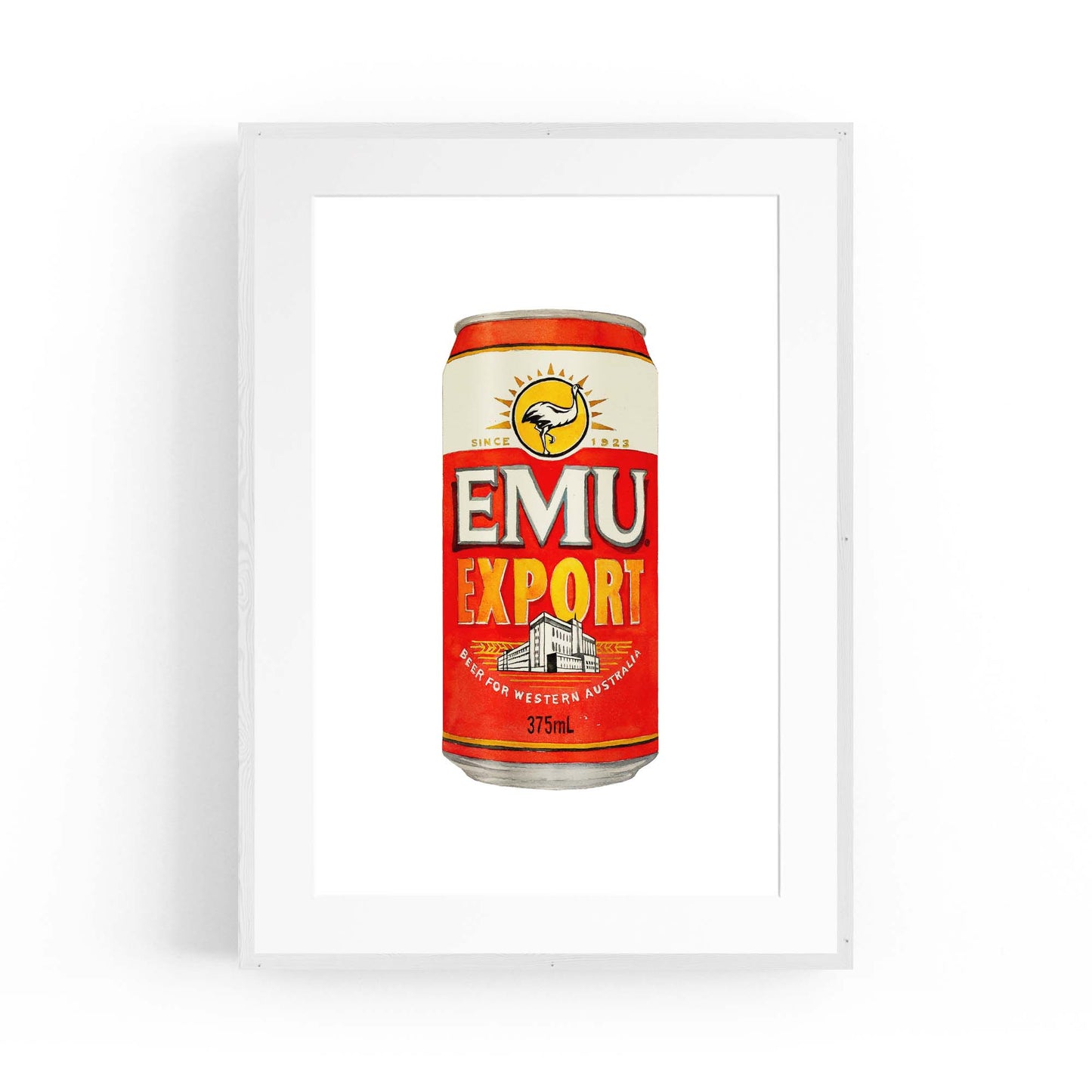 Emu Export Beer Painting Gift Man Cave Wall Art - The Affordable Art Company