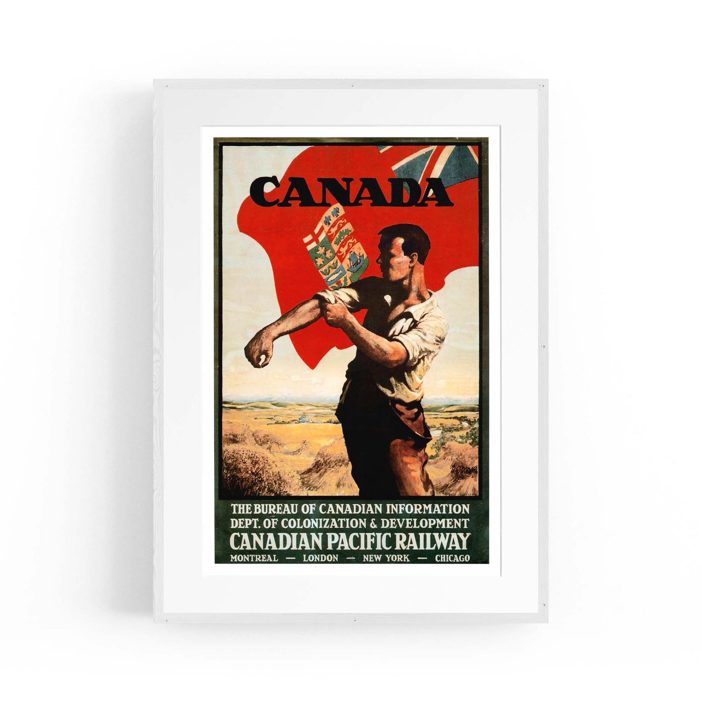 Canadian Pacific Vintage Shipping Advert Wall Art #1 - The Affordable Art Company
