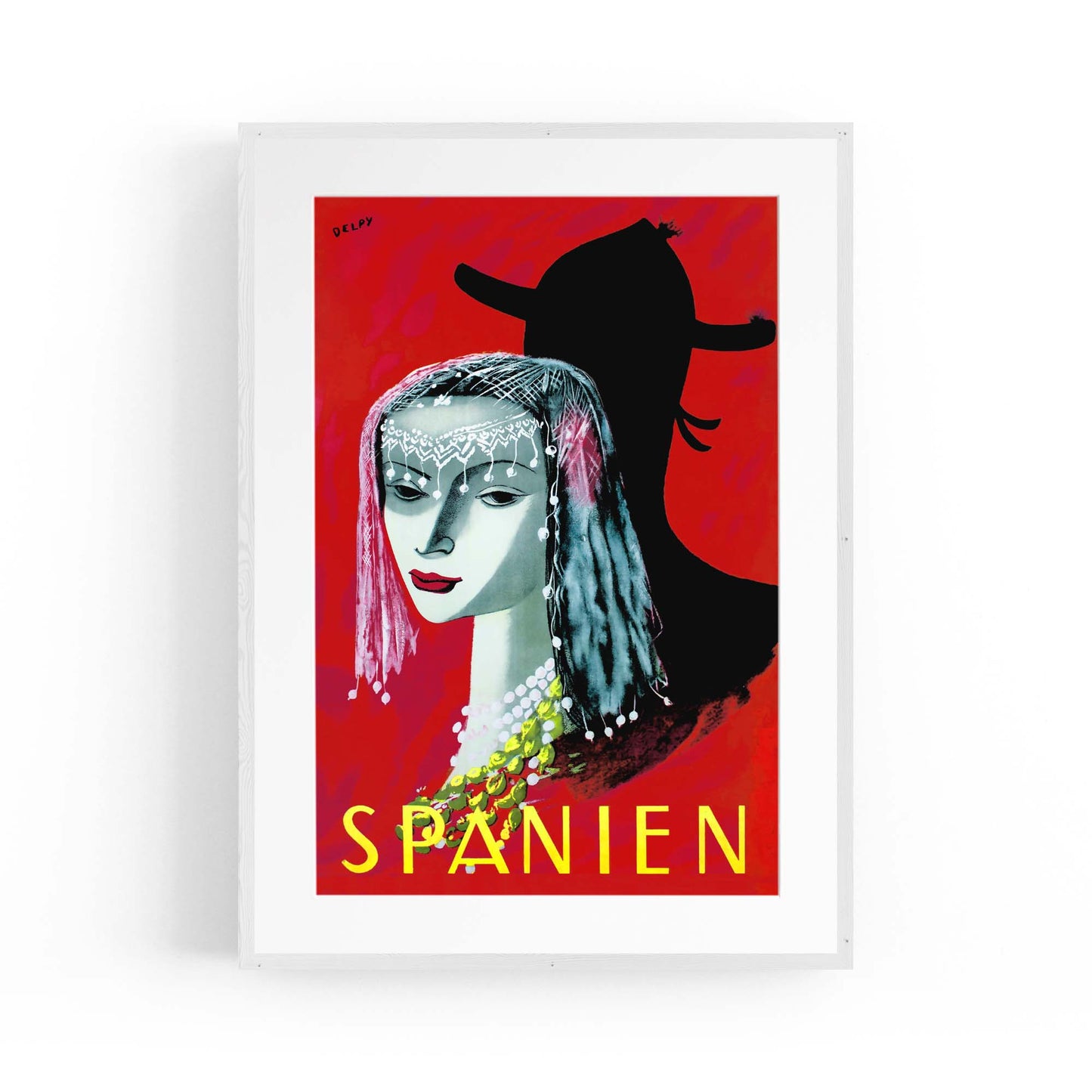 Spain Vintage Travel Advert Wall Art - The Affordable Art Company