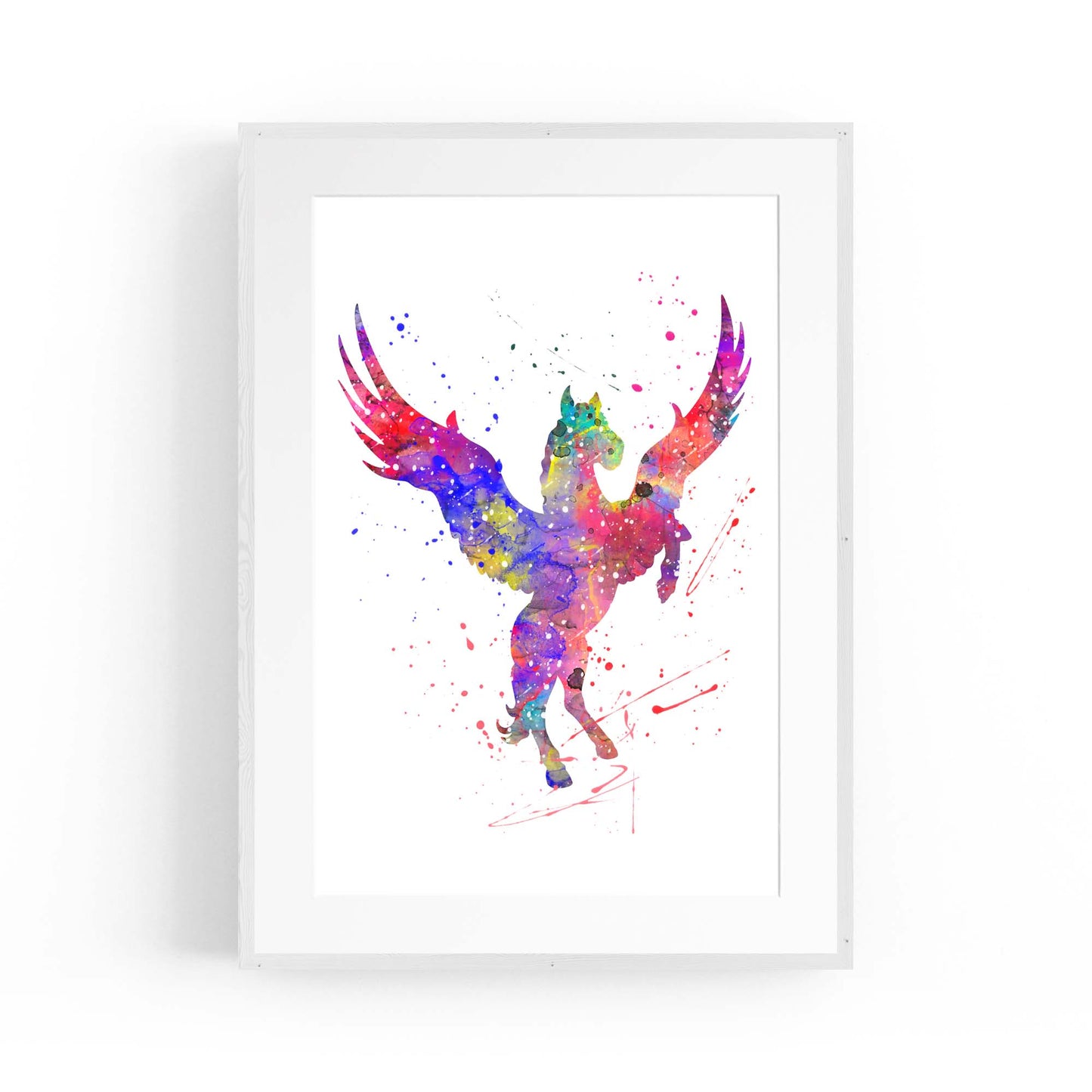 Pegasus Nursery Animal Fantasy Wall Art - The Affordable Art Company