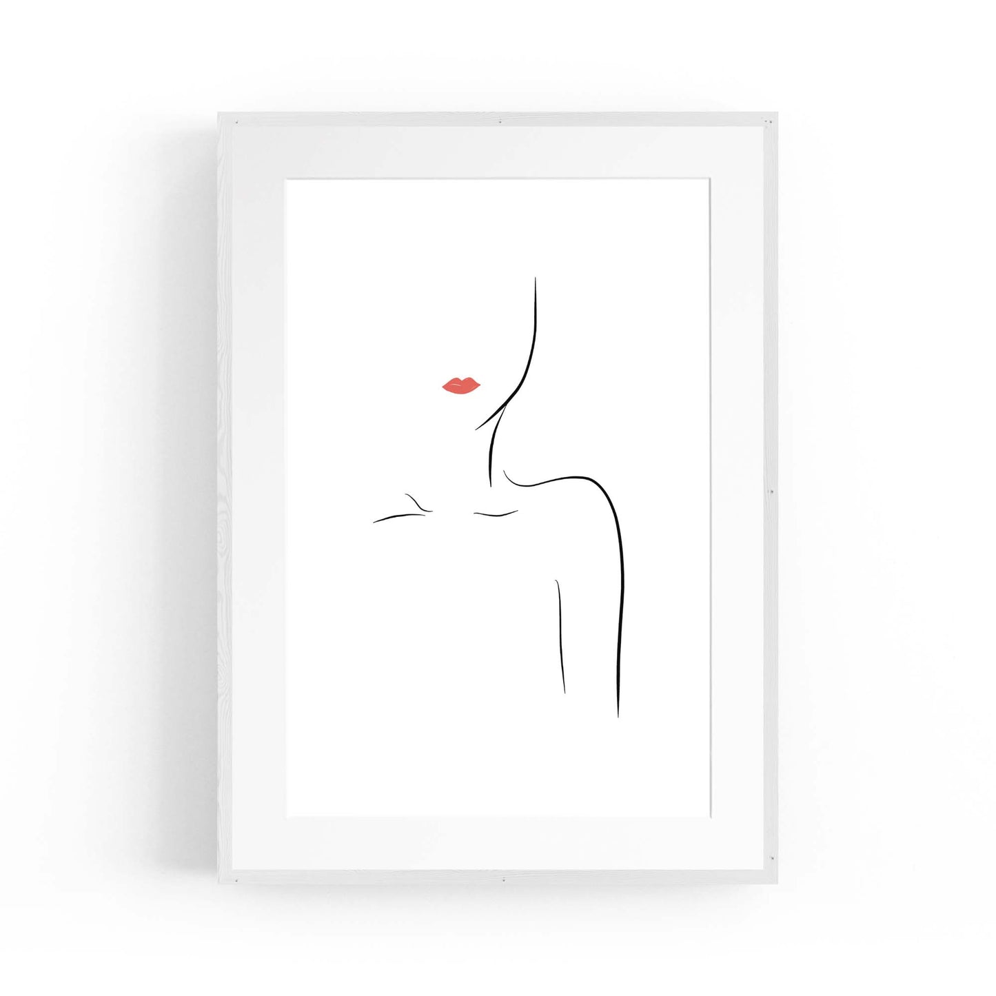 Fashion Minimal Line Drawing Bedroom Wall Art - The Affordable Art Company