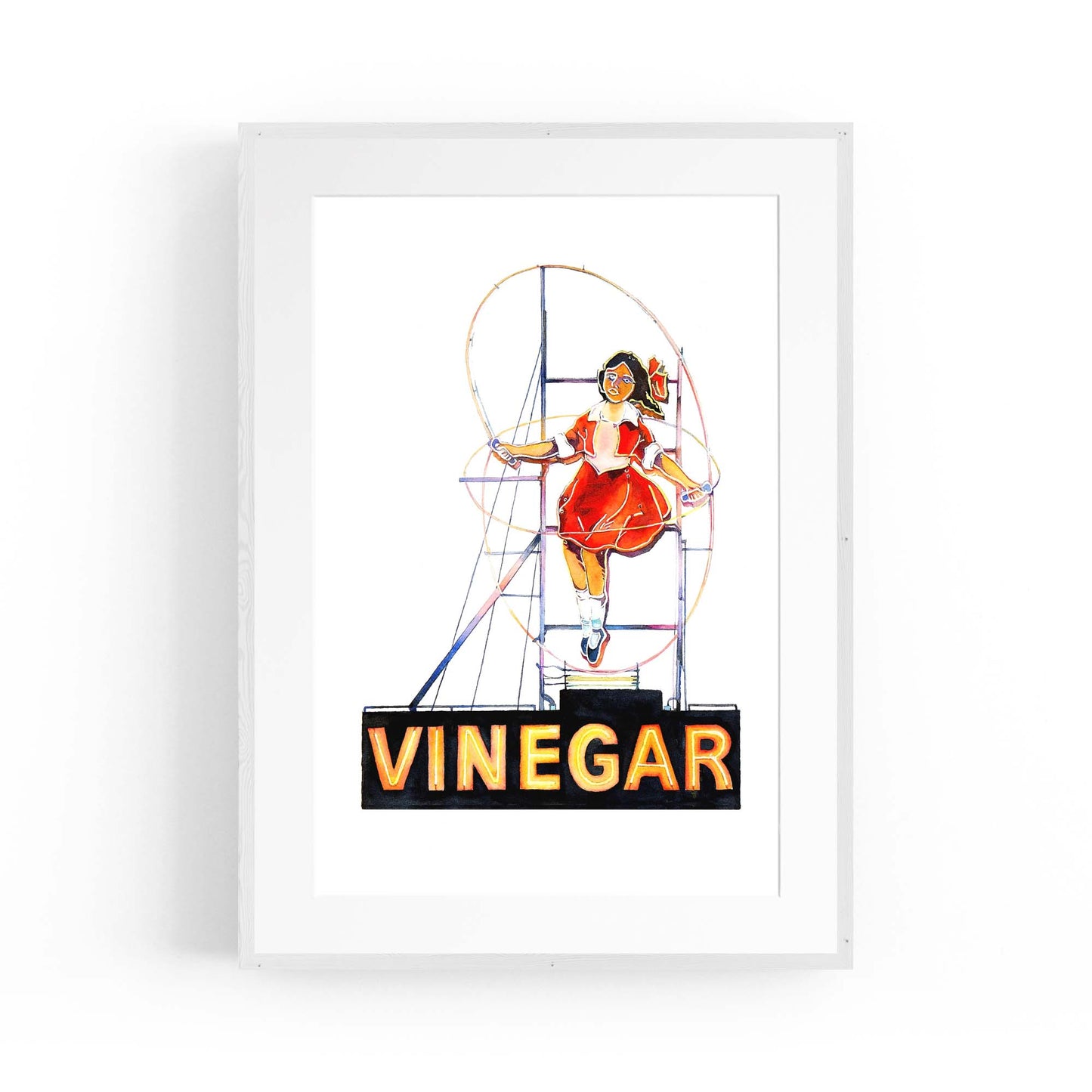 Vinegar Girl Richmond Melbourne Wall Art - The Affordable Art Company