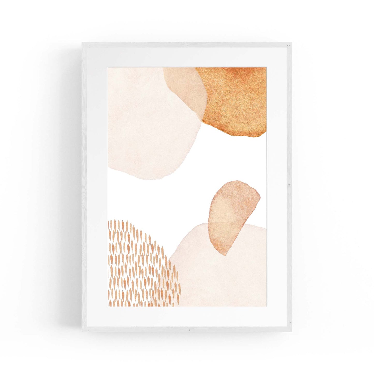 Abstract Modern Watercolour Shapes Painting Wall Art #14 - The Affordable Art Company