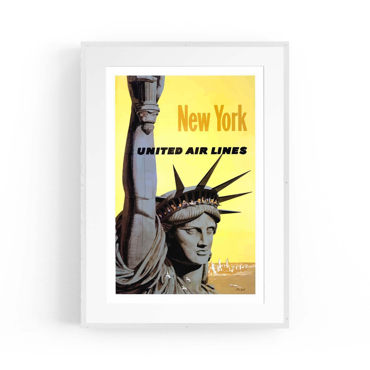 Vintage New York Travel Advert Wall Art - The Affordable Art Company