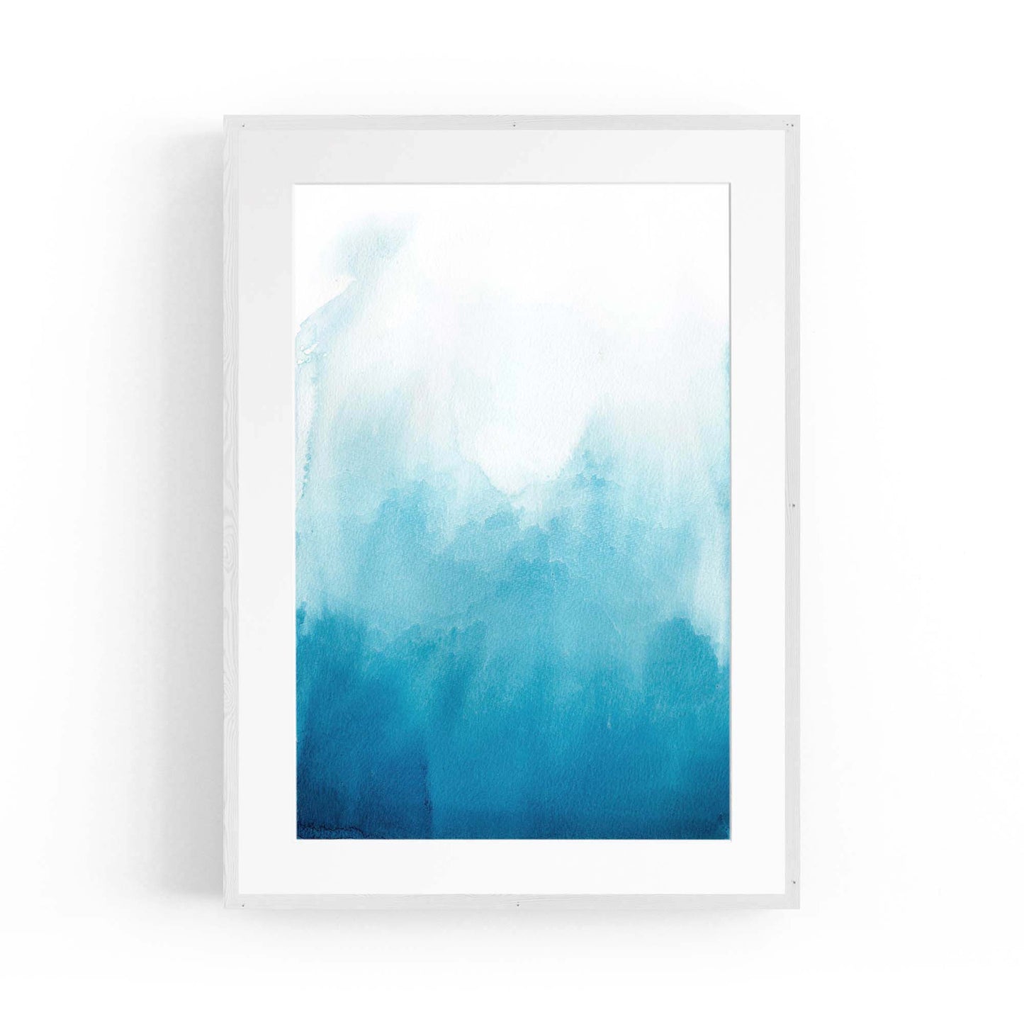 Minimal Blue Painting Abstract Modern Wall Art #11 - The Affordable Art Company