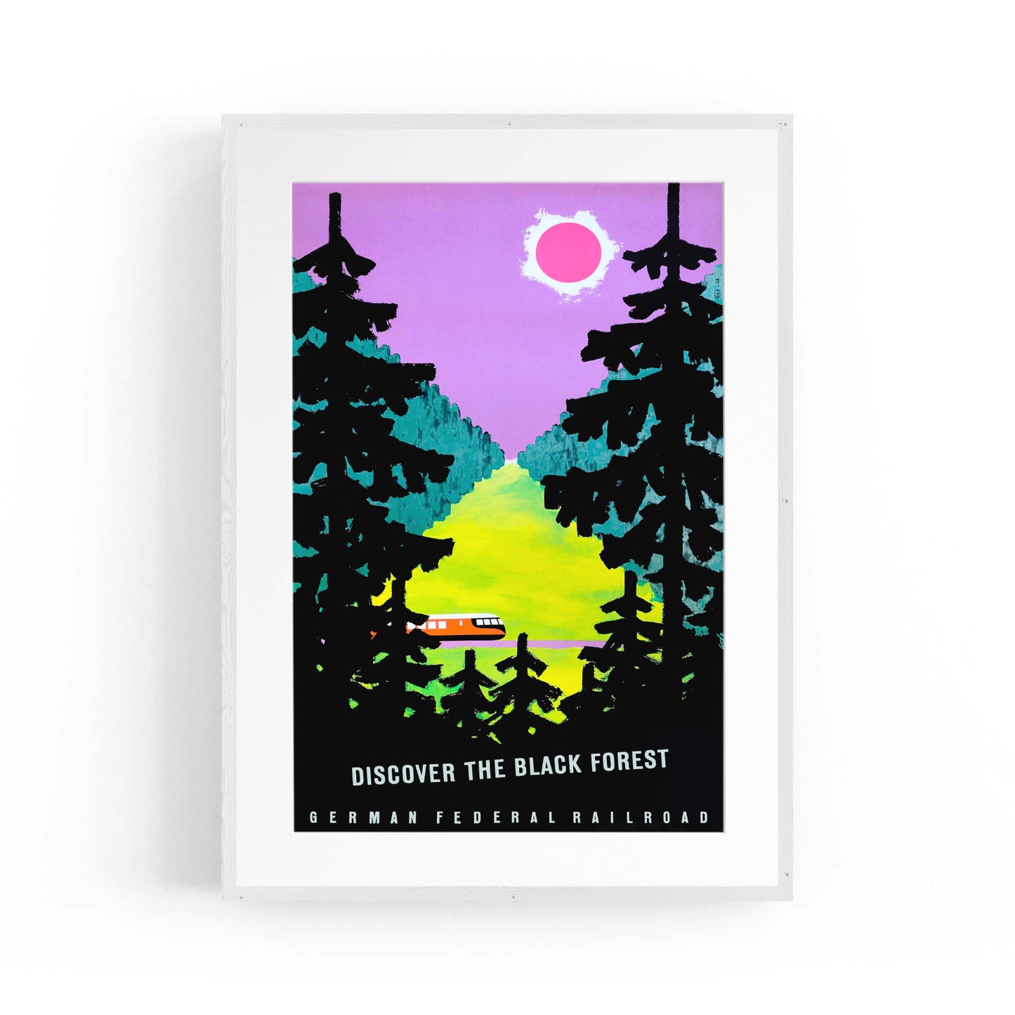 The Black Forest Germany Vintage Travel Advert Wall Art - The Affordable Art Company