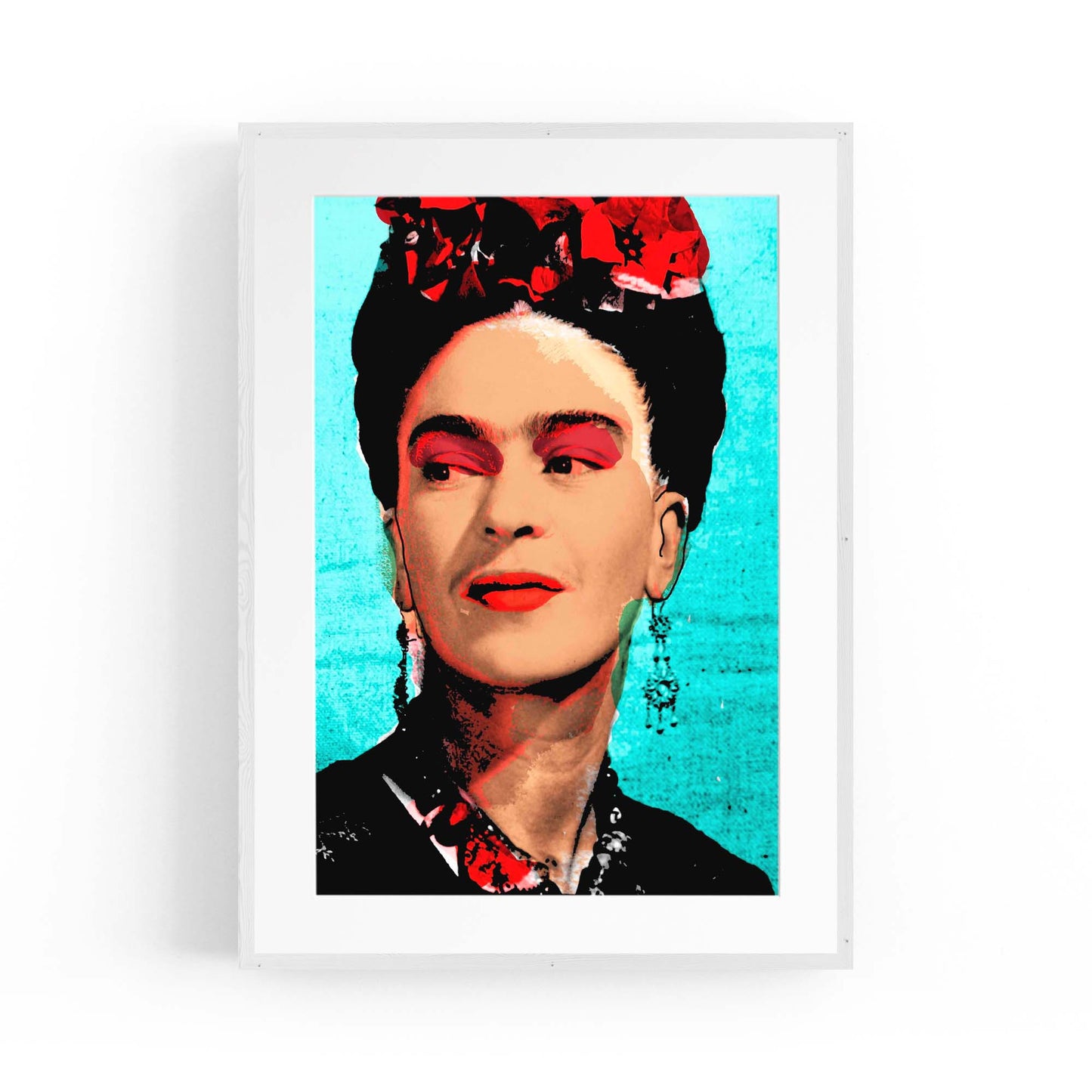 Frida Kahlo Pop Art Fashion Wall Art - The Affordable Art Company