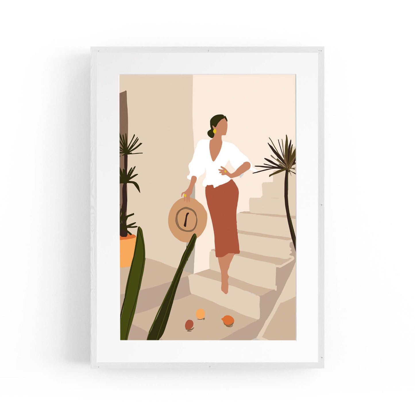 Fashion Minimal Retro Girls Bedroom Wall Art #4 - The Affordable Art Company