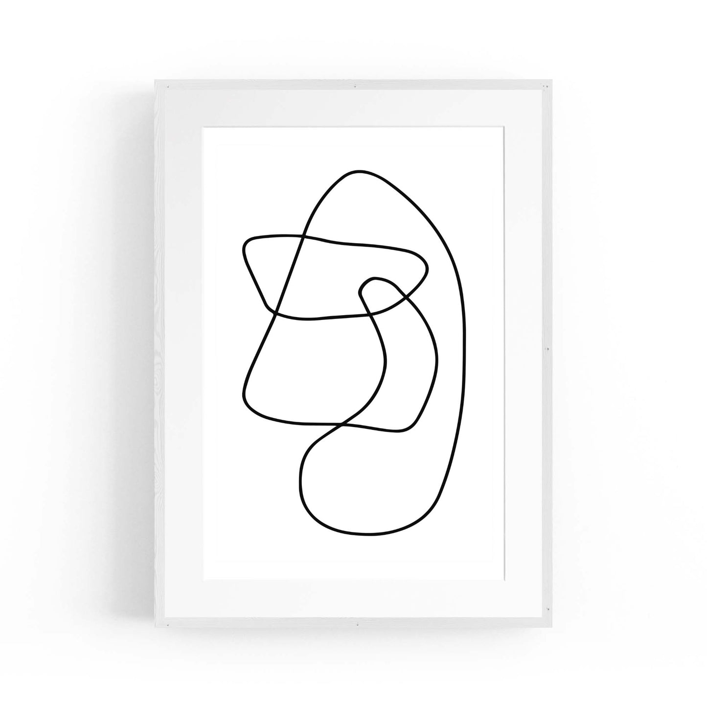 Minimal Abstract Modern Line Artwork Wall Art #3 - The Affordable Art Company