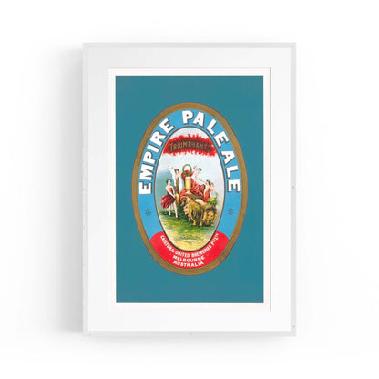 Empire Pale Ale Brewery Vintage Beer Wall Art - The Affordable Art Company