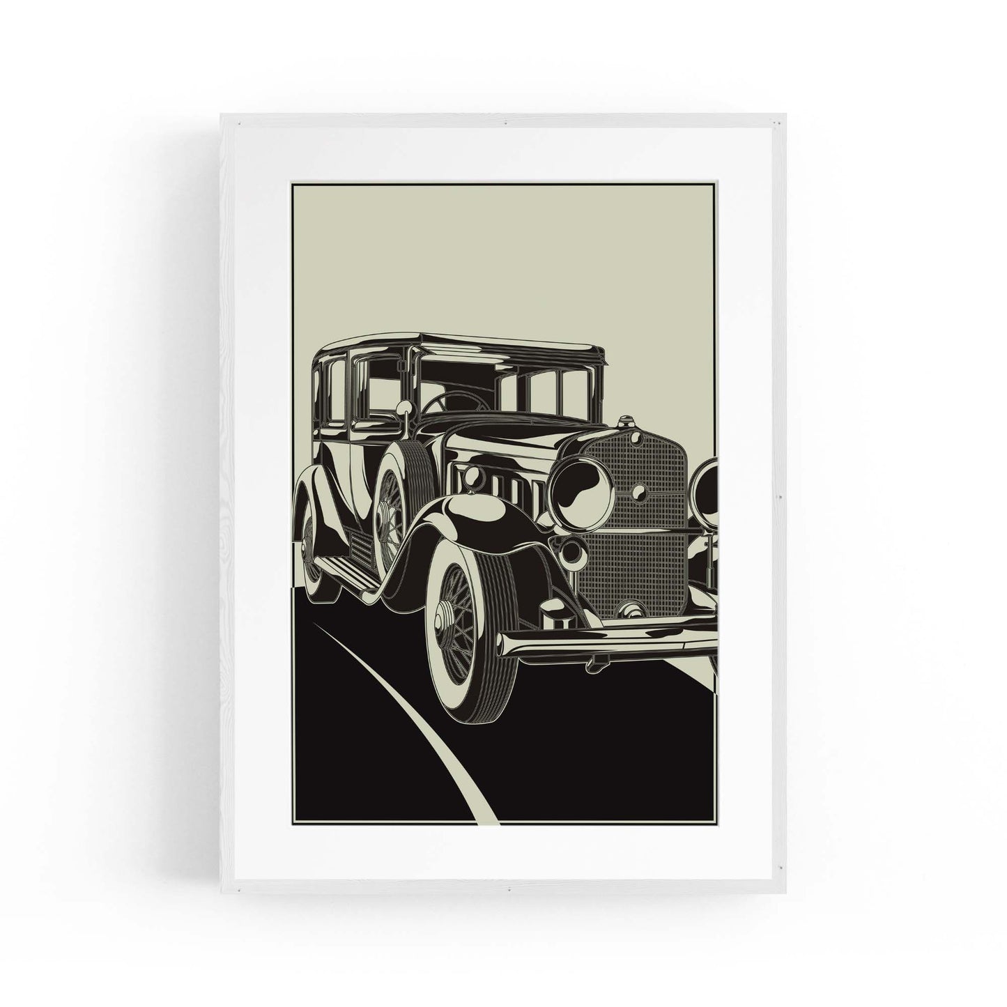 Art Deco Car Vintage Retro New York Wall Art #2 - The Affordable Art Company