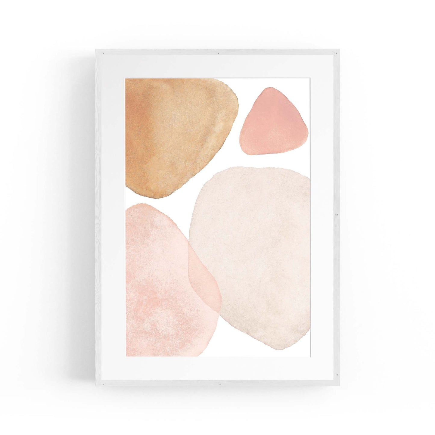 Abstract Modern Watercolour Shapes Painting Wall Art #16 - The Affordable Art Company
