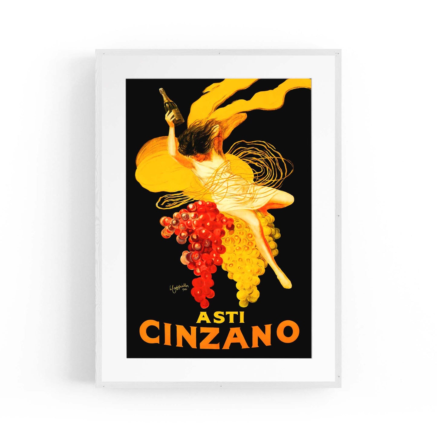 Asti Cinzano Vintage Advert Wall Art - The Affordable Art Company