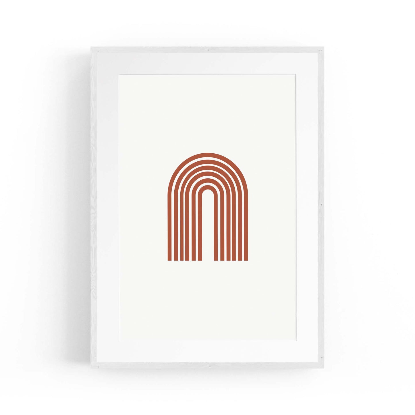 Minimal Pastel Abstract Retro Shapes Wall Art #4 - The Affordable Art Company