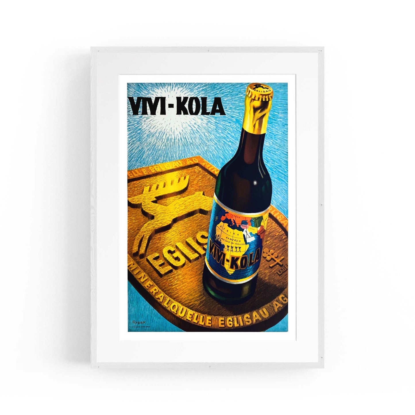 Vivi Kola Vintage Drinks Advert Wall Art - The Affordable Art Company