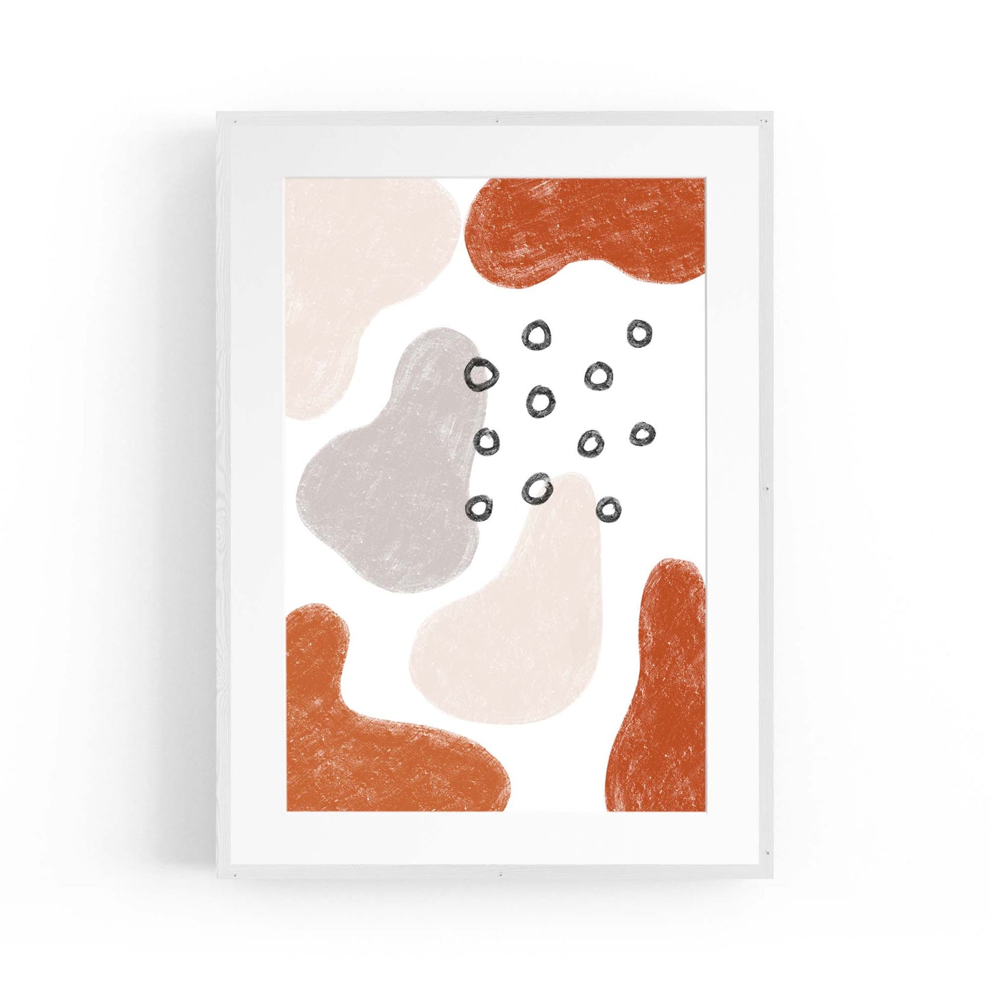 Modern Abstract Shape Minimal Retro Wall Art #13 - The Affordable Art Company