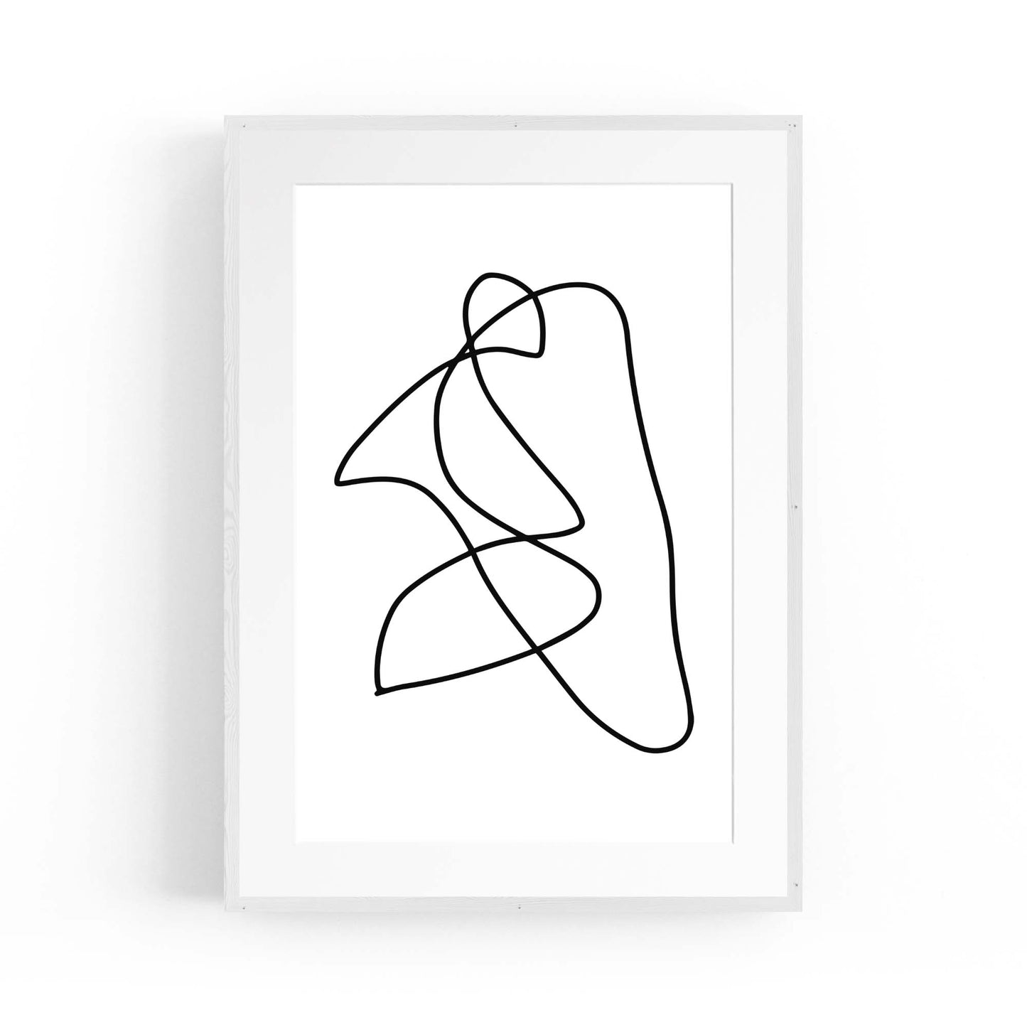 Minimal Abstract Modern Line Artwork Wall Art #6 - The Affordable Art Company