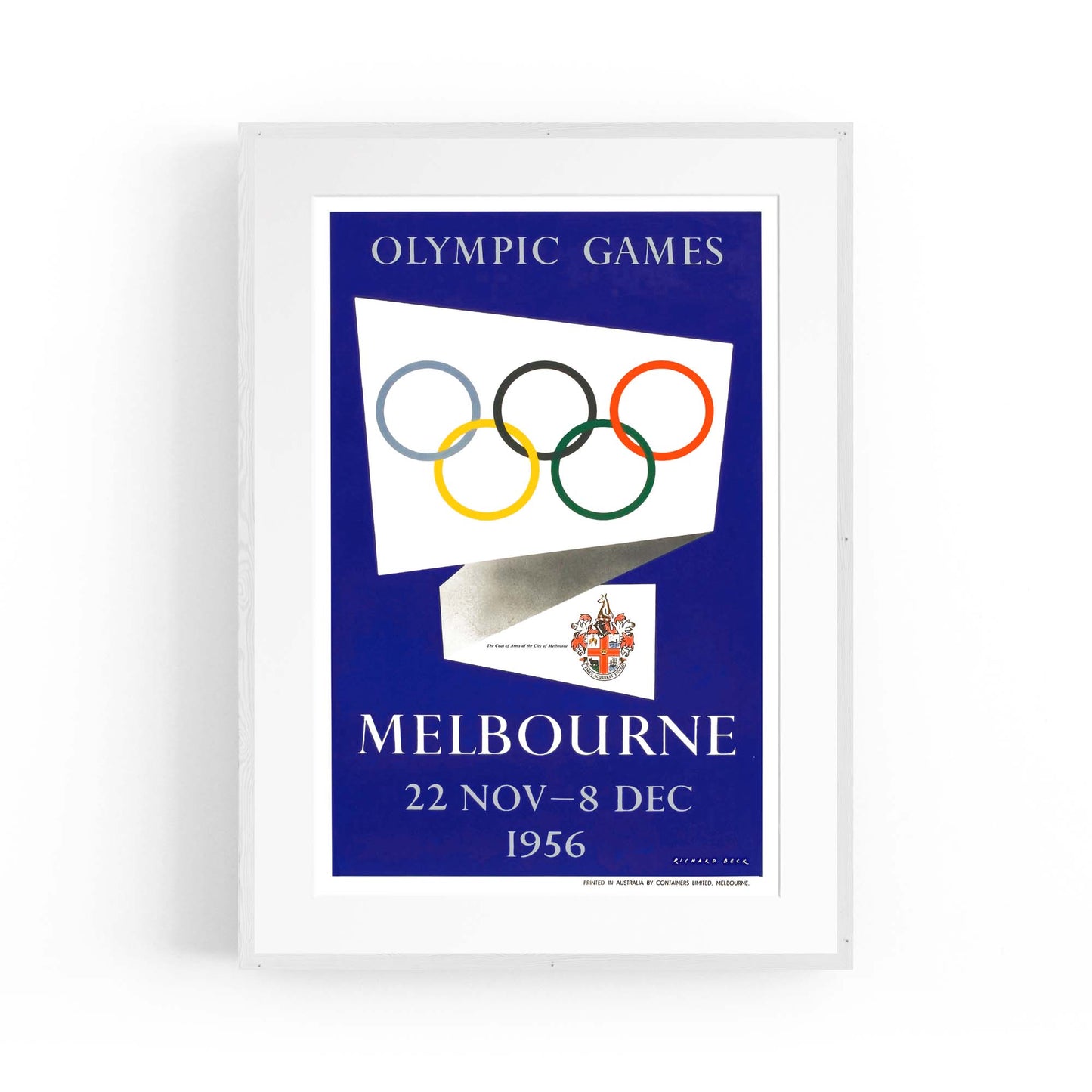 Olympic Games Melbourne (1956) Vintage Wall Art #1 - The Affordable Art Company