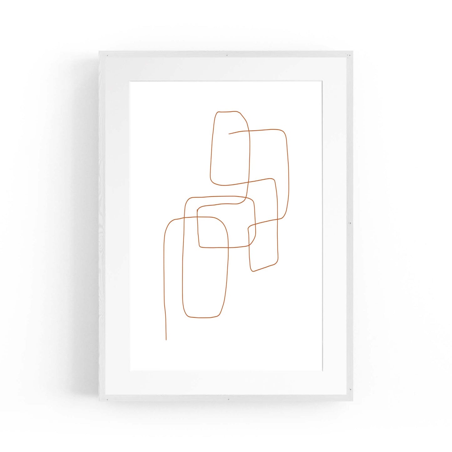 Minimal Lines Abstract Wall Art #1 - The Affordable Art Company
