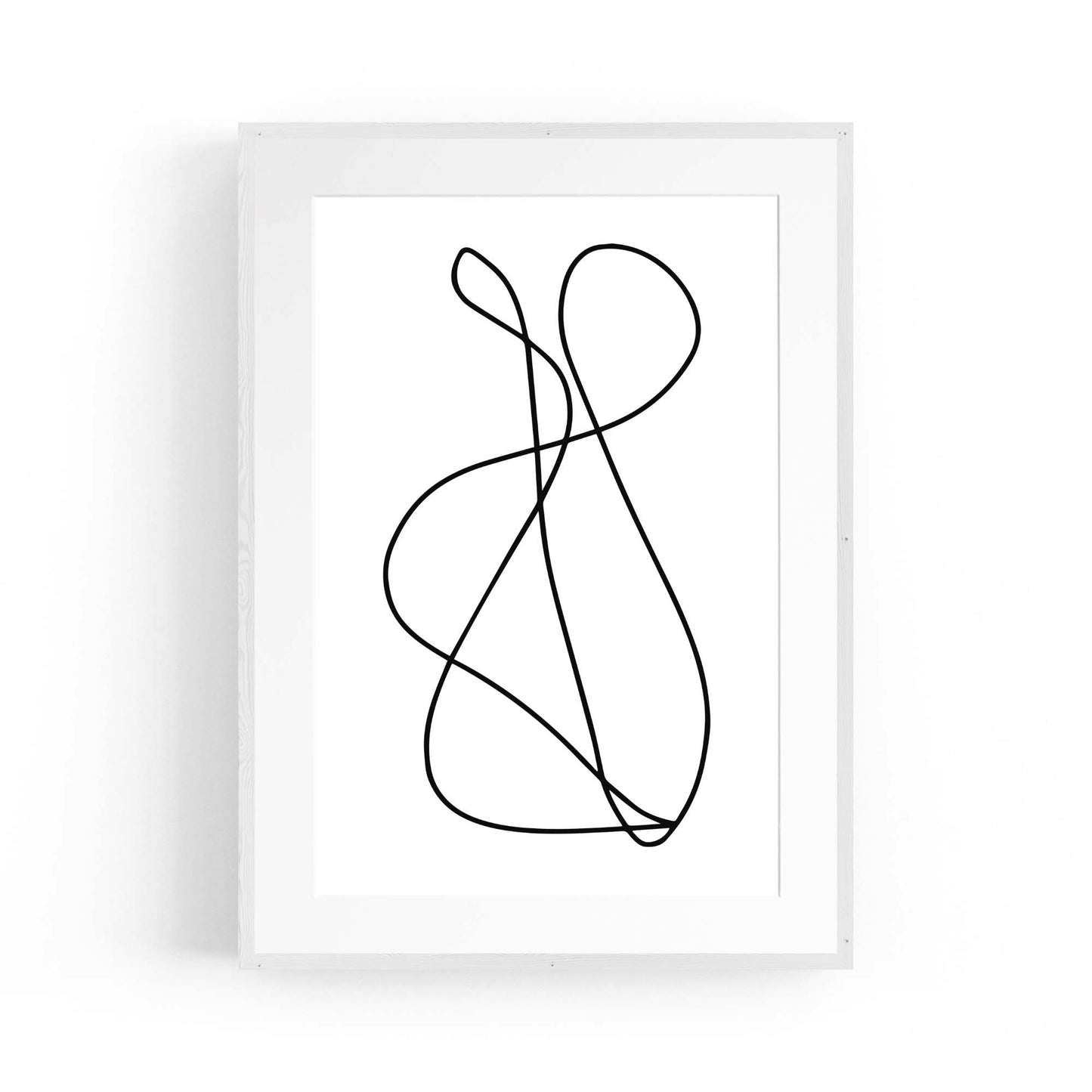 Minimal Abstract Modern Line Artwork Wall Art #8 - The Affordable Art Company