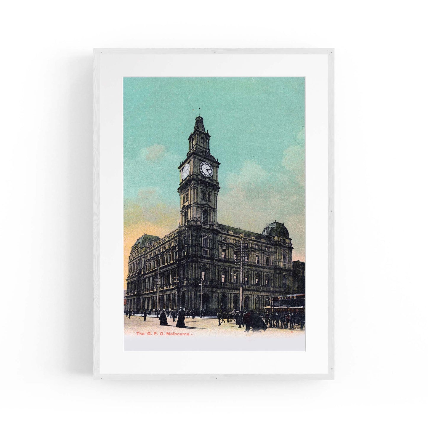 General Post Office, Melbourne Vintage Wall Art #1 - The Affordable Art Company