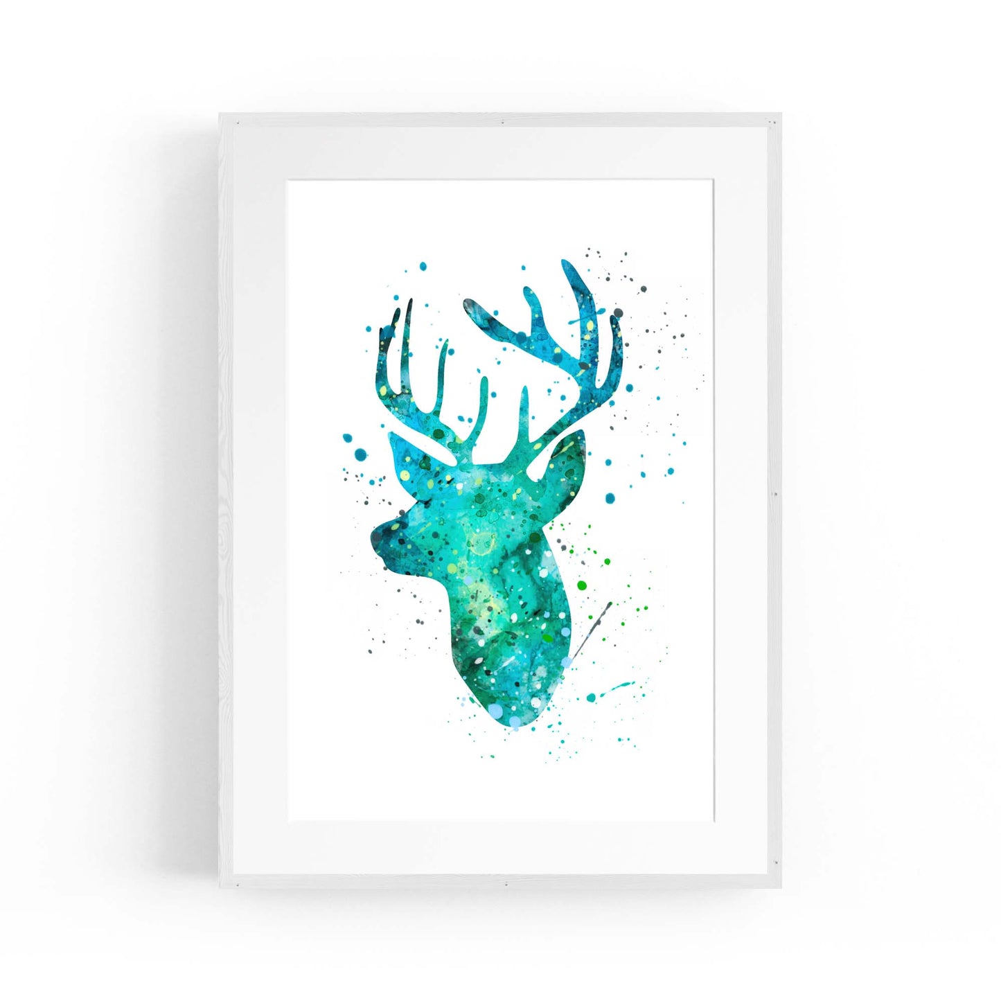 Cute Deer Woodland Animal Nursery Wall Art #1 - The Affordable Art Company