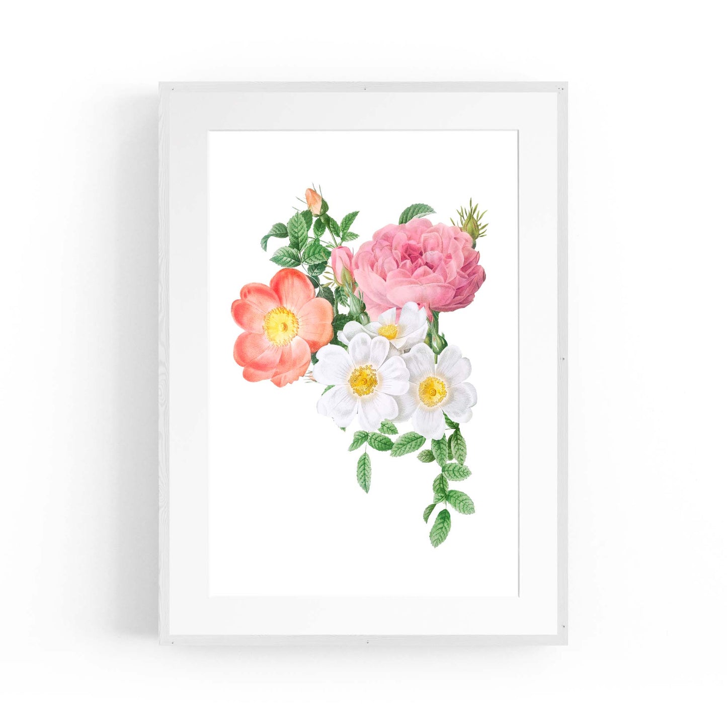 Botanical Flower Painting Floral Kitchen Wall Art #1 - The Affordable Art Company