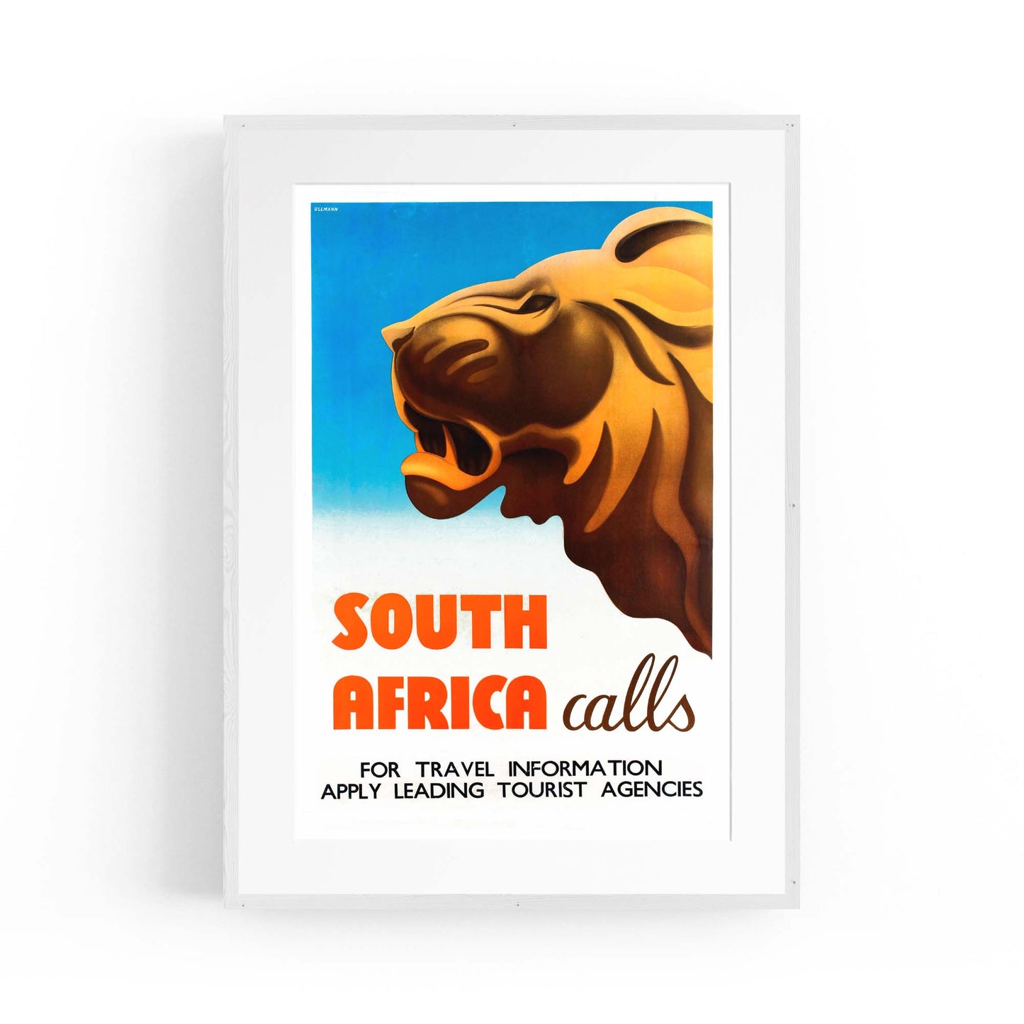South Africa Vintage Travel Advert Wall Art - The Affordable Art Company