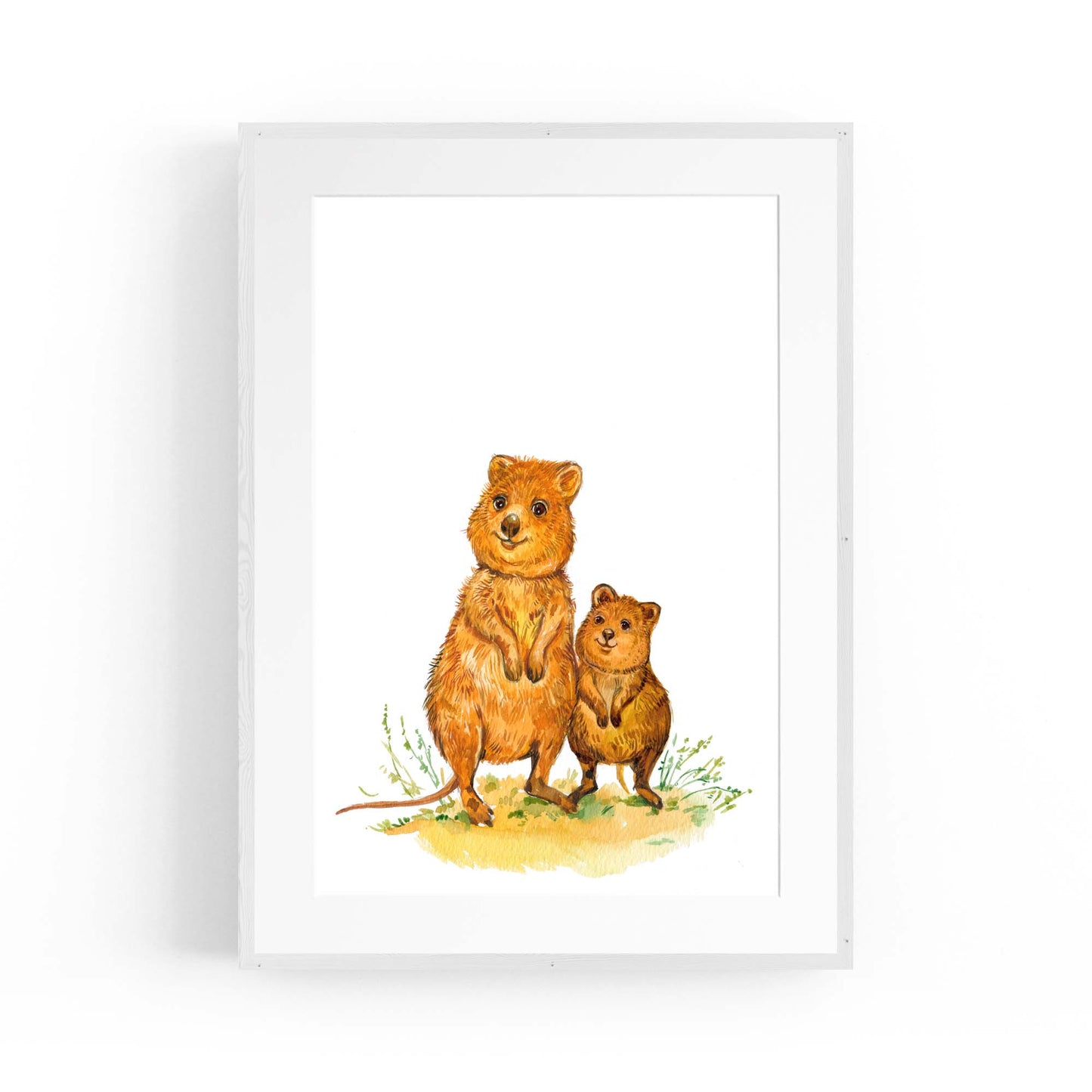 Australian Quokka Painting Animal Nursery Wall Art #2 - The Affordable Art Company