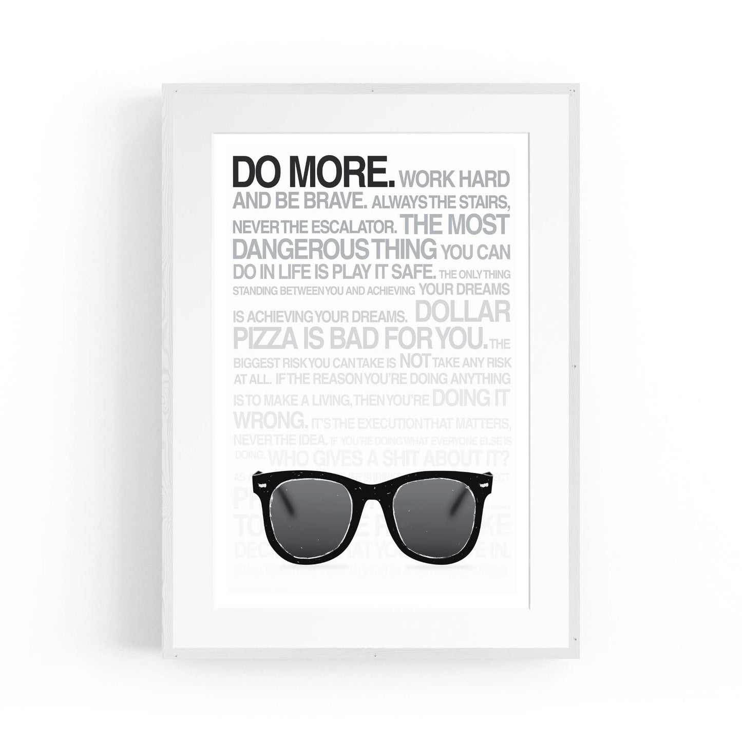 "Do More" Work Office Motivational Quote Wall Art - The Affordable Art Company