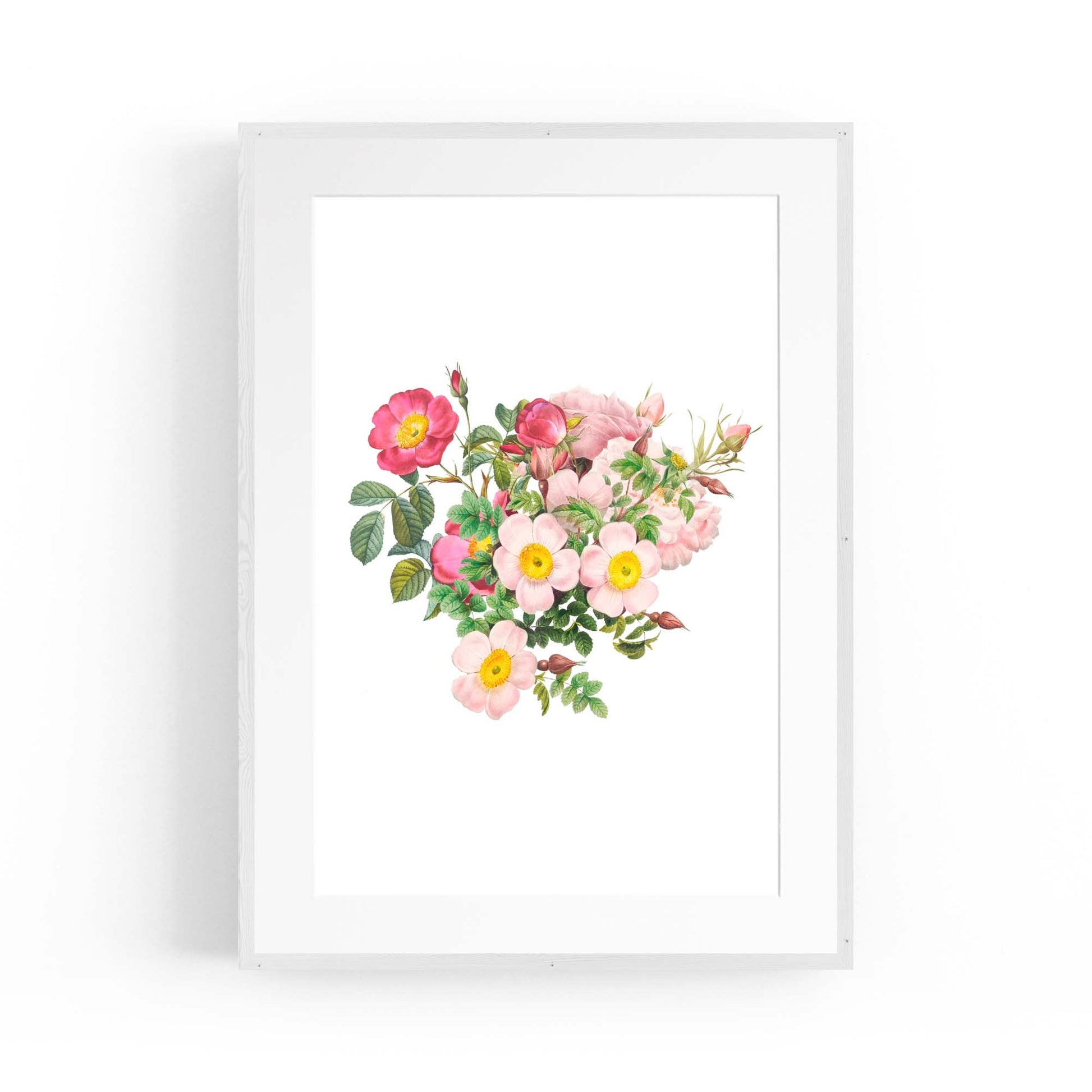 Botanical Flower Painting Floral Kitchen Wall Art #4 - The Affordable Art Company