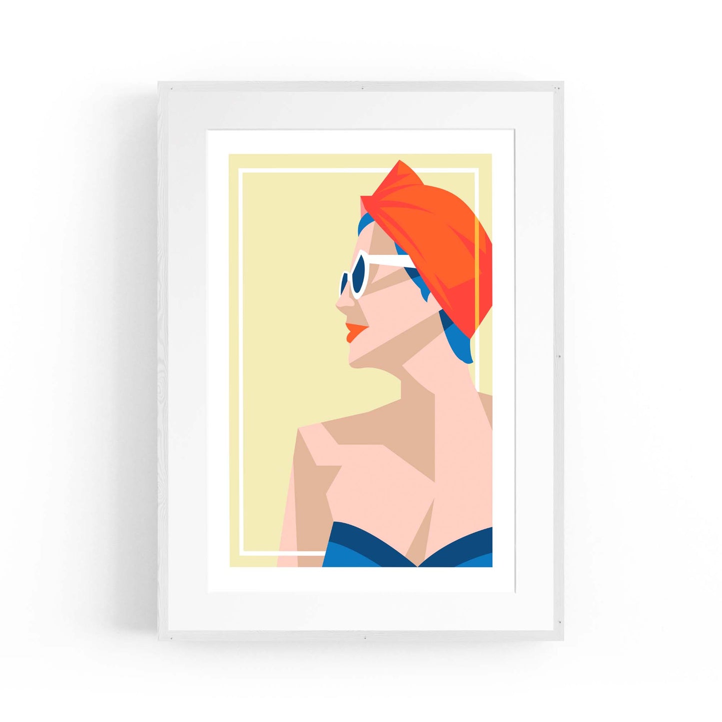 Retro Summer Beach Coastal Fashion Wall Art #2 - The Affordable Art Company