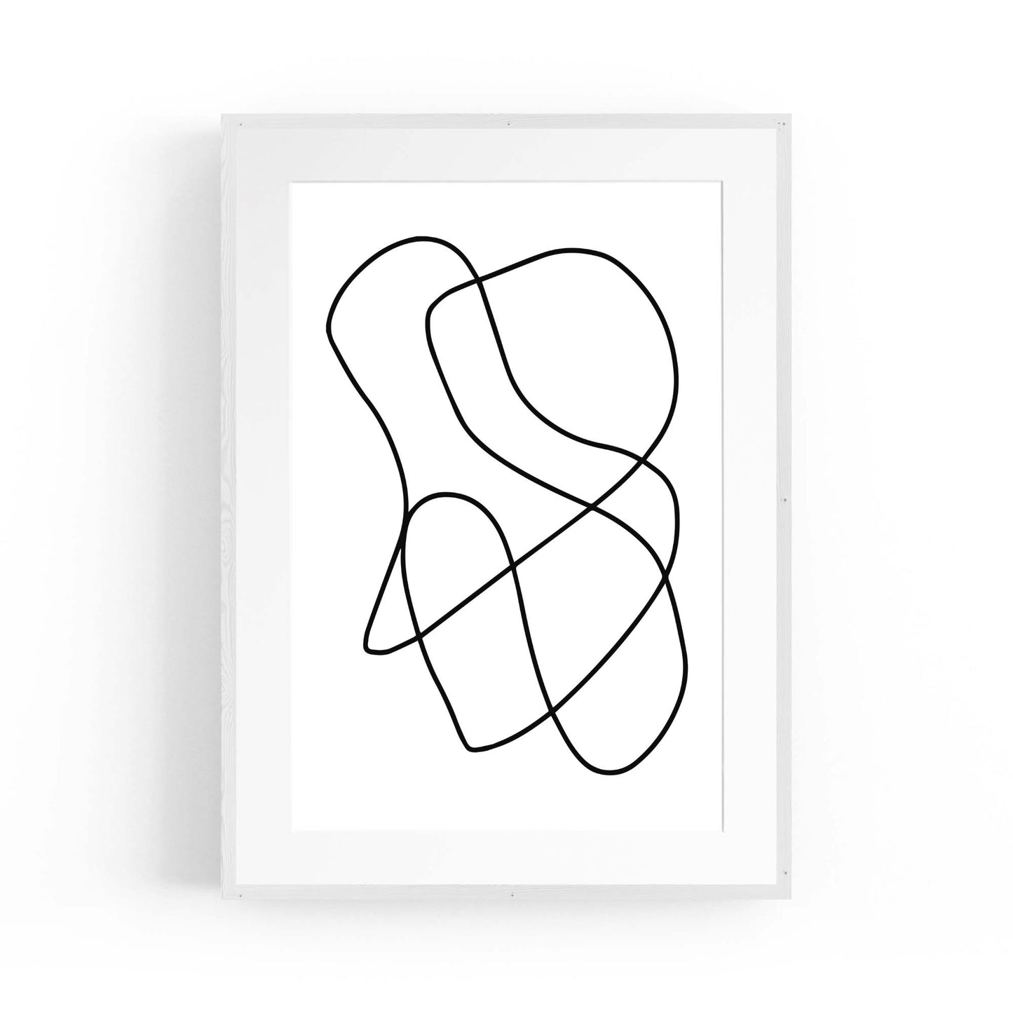 Minimal Abstract Modern Line Artwork Wall Art #5 - The Affordable Art Company