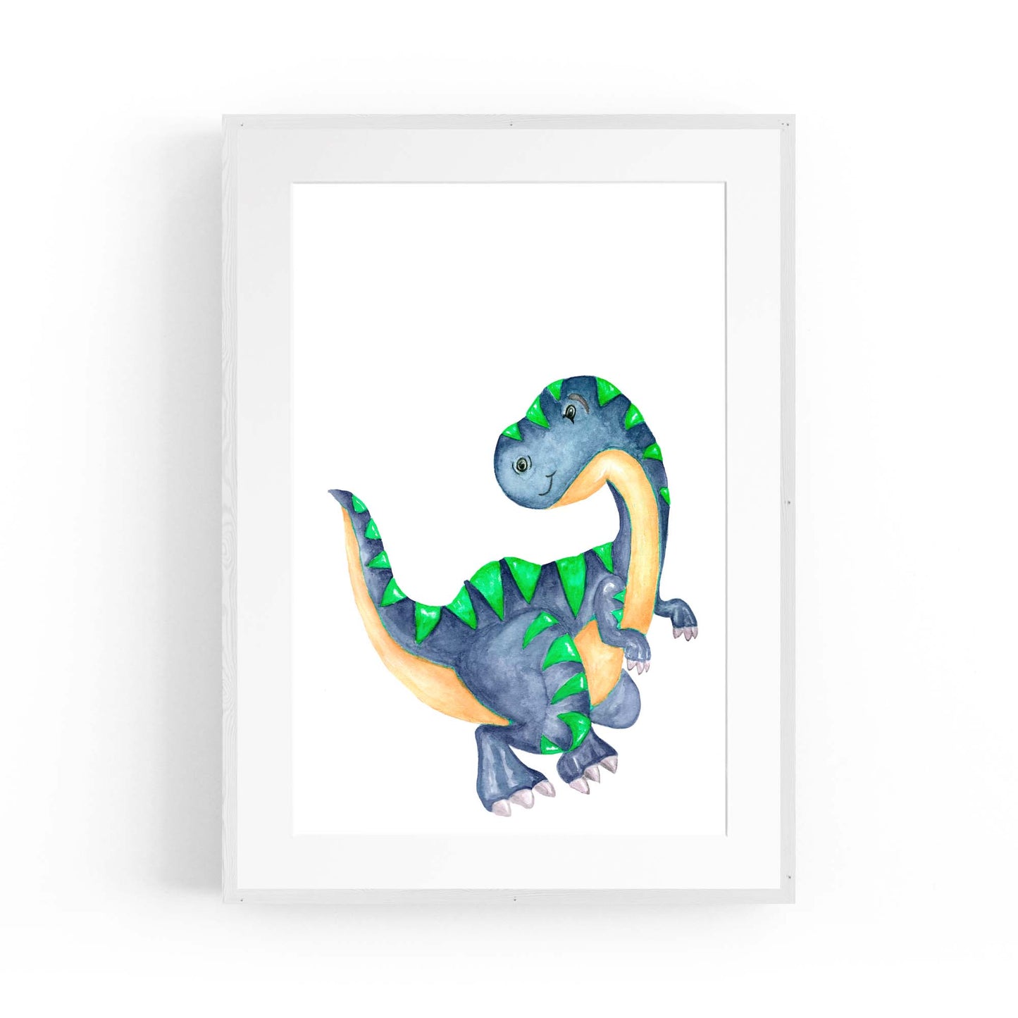 Cute Cartoon Dinosaur Boys Bedroom Wall Art #4 - The Affordable Art Company