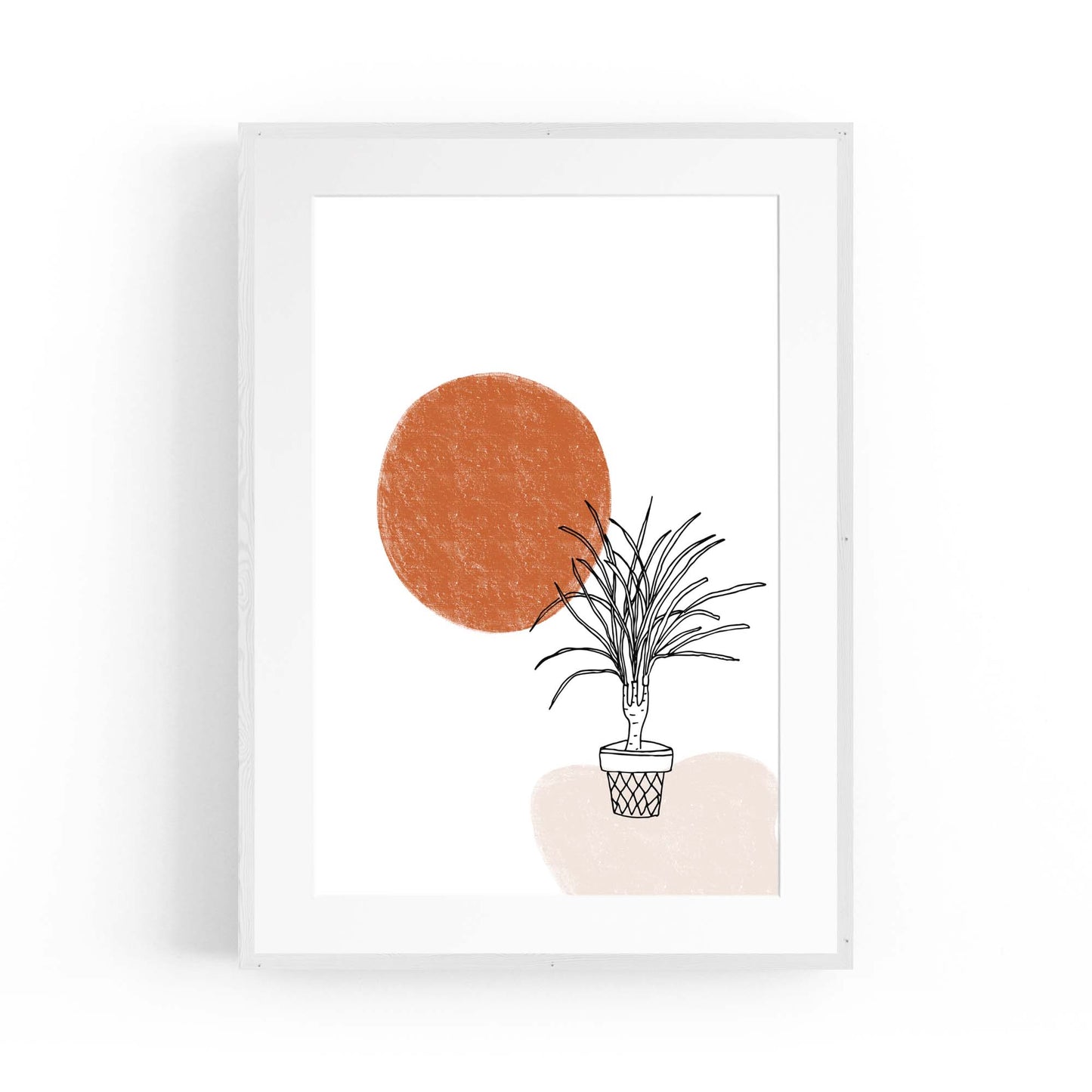 Modern Abstract Shape Minimal Retro Wall Art #16 - The Affordable Art Company