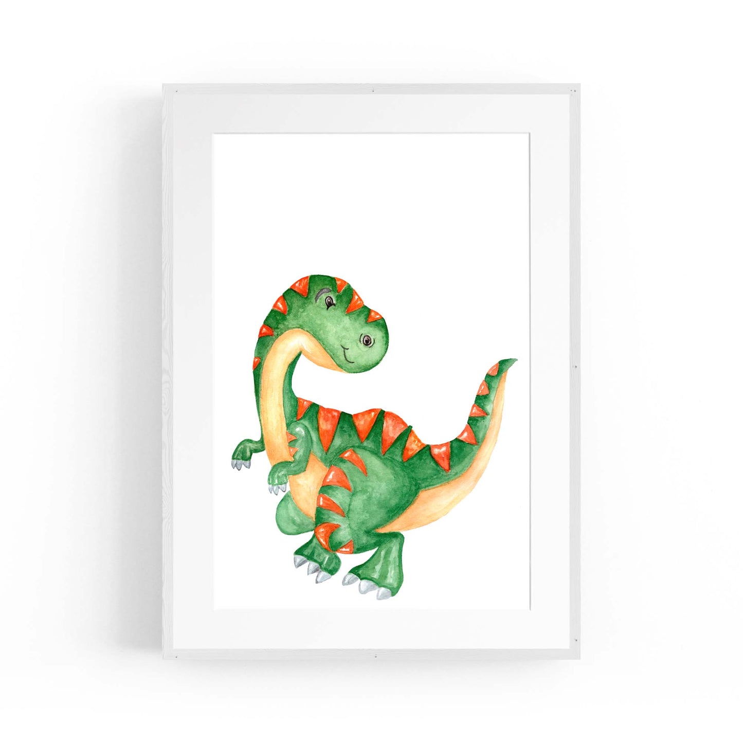 Cute Cartoon Dinosaur Boys Bedroom Wall Art #16 - The Affordable Art Company