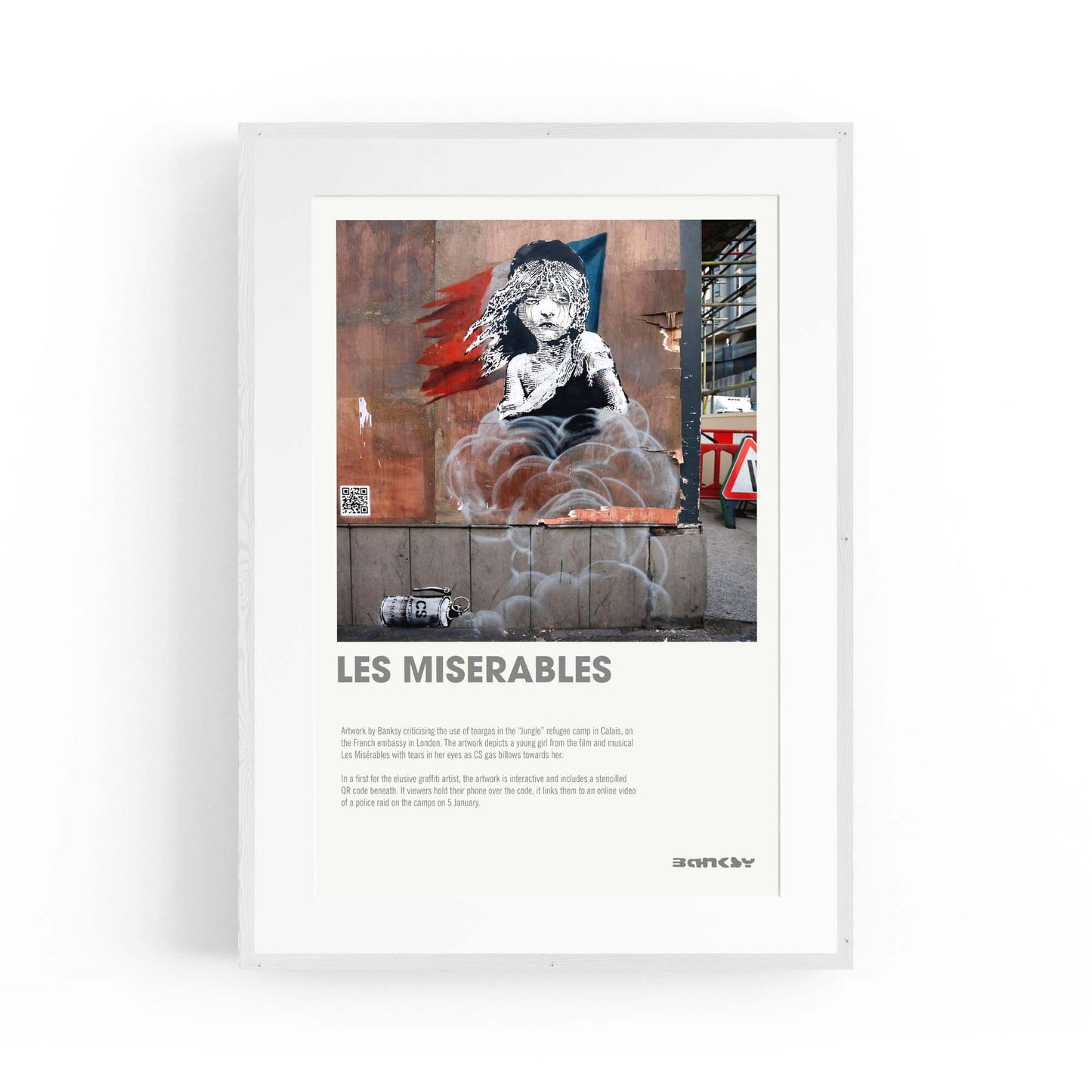 Banksy "Les Miserables" Graffiti Gallery Wall Art - The Affordable Art Company