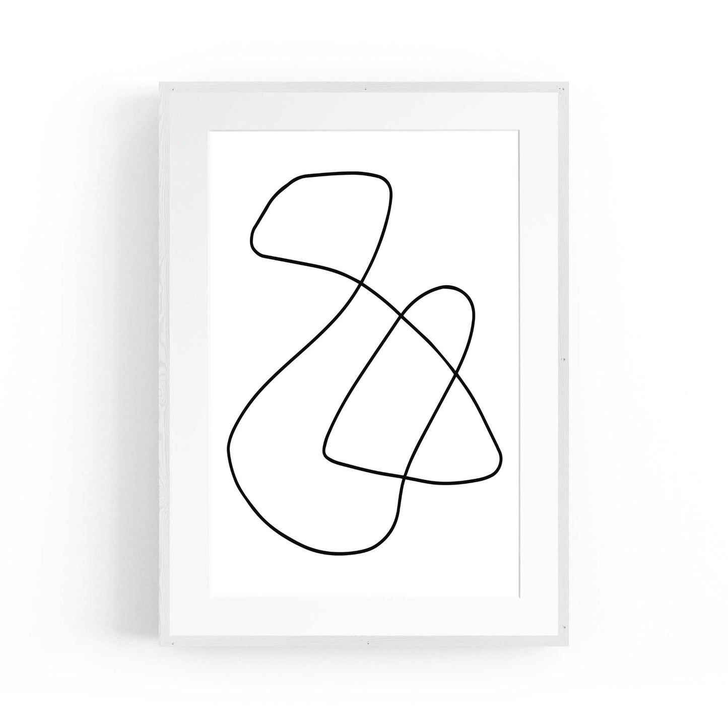 Minimal Abstract Modern Line Artwork Wall Art #4 - The Affordable Art Company