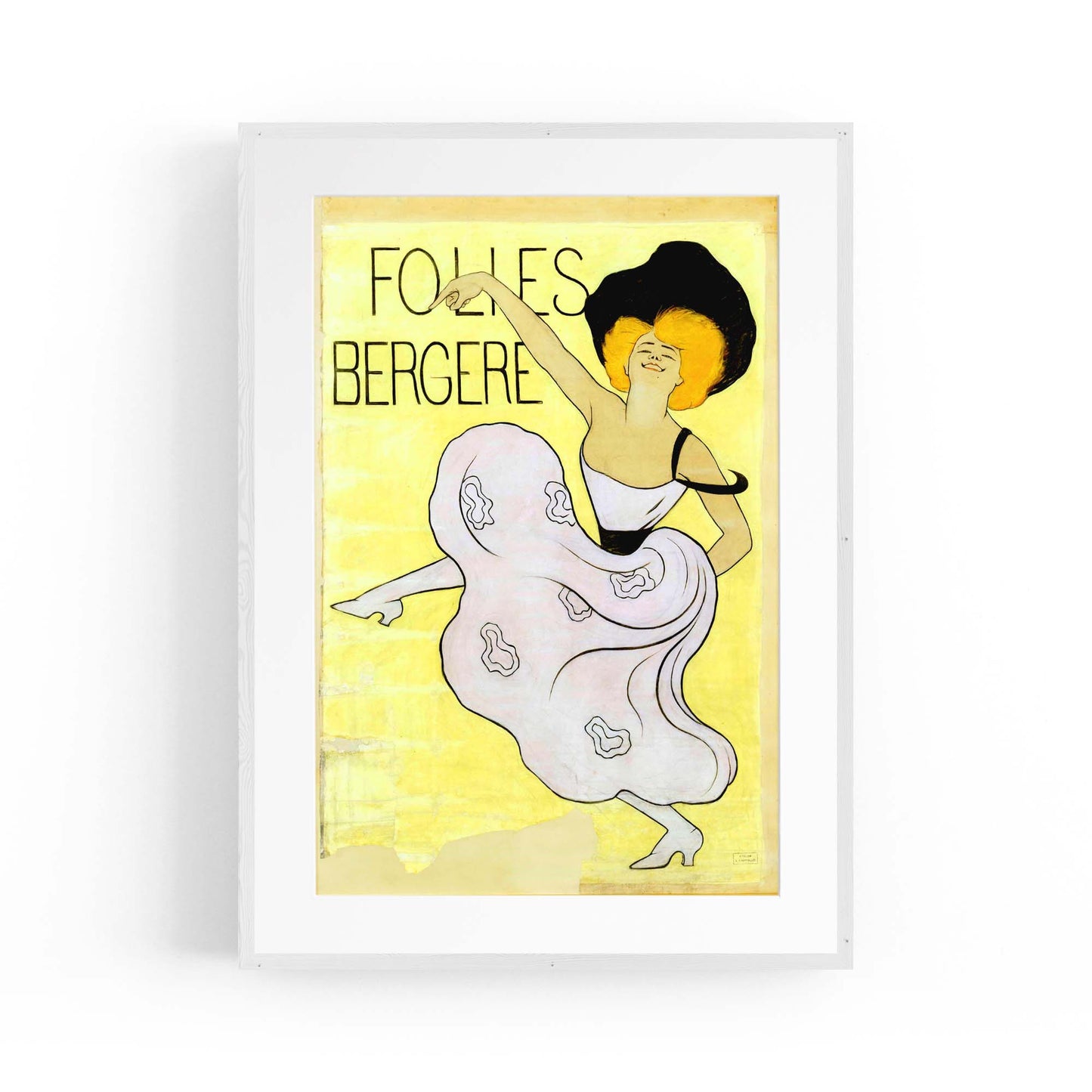 French Folies Vintage Advert Decor Wall Art - The Affordable Art Company