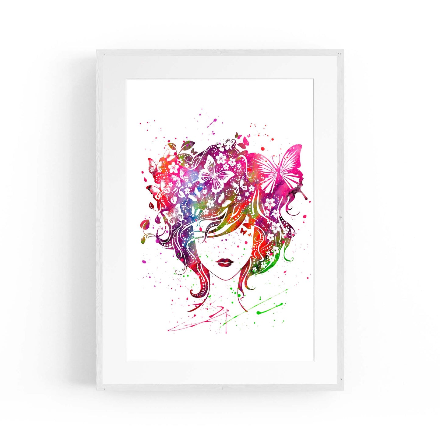 Boho Chic Fashion Girls Bedroom Wall Art - The Affordable Art Company