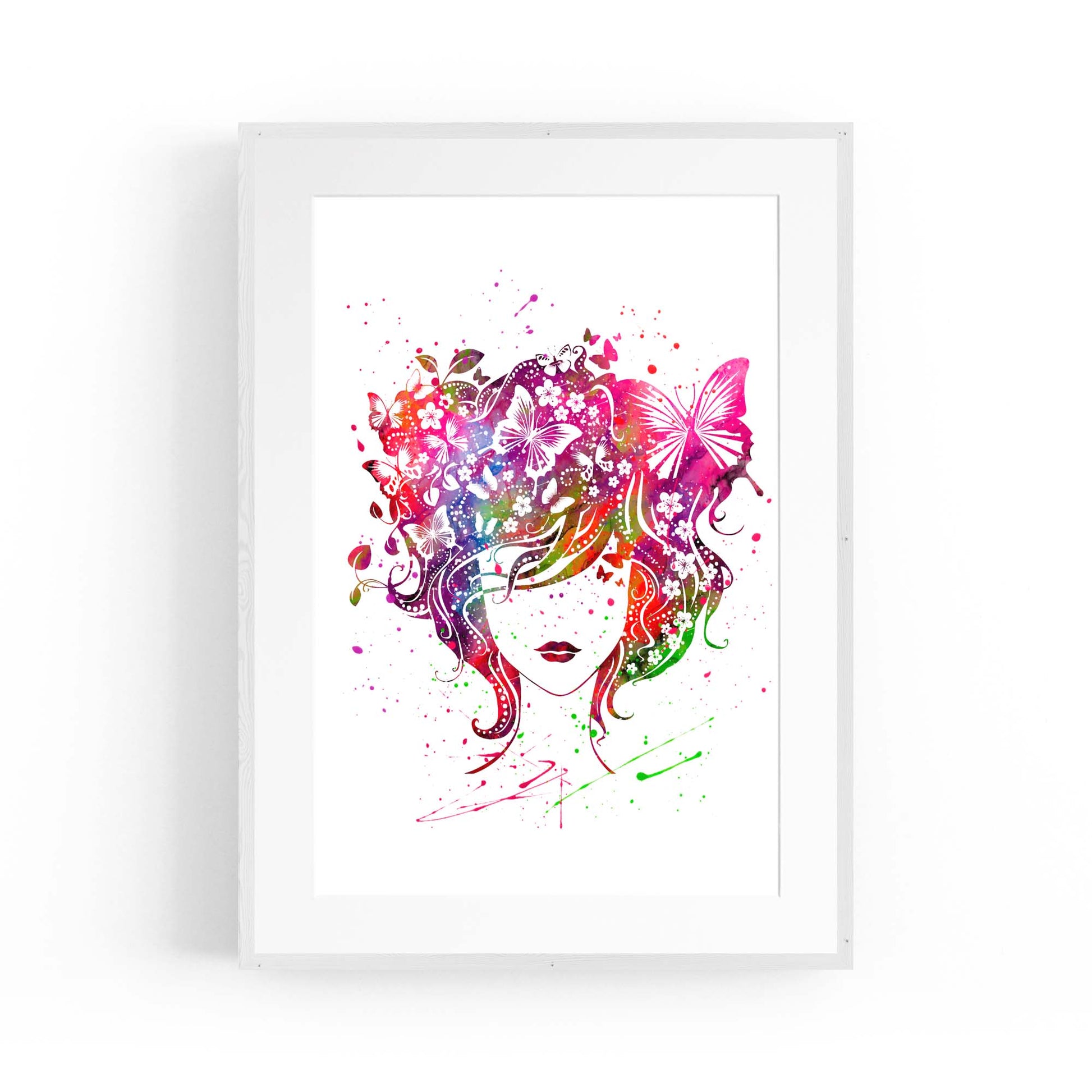 Boho Chic Fashion Girls Bedroom Wall Art - The Affordable Art Company