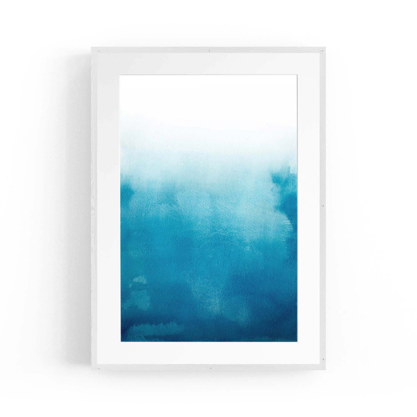 Minimal Blue Painting Abstract Modern Wall Art #9 - The Affordable Art Company