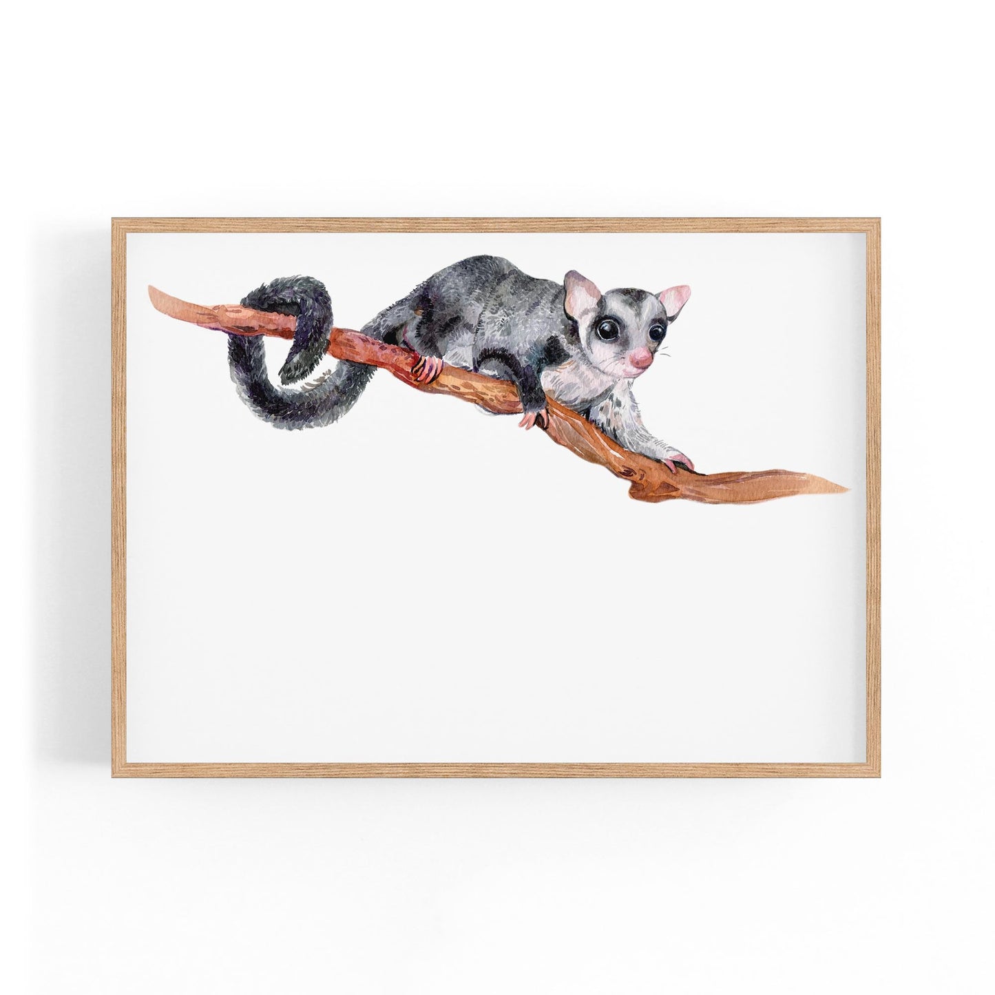 Australian Possum Painting Animal Nursery Wall Art - The Affordable Art Company