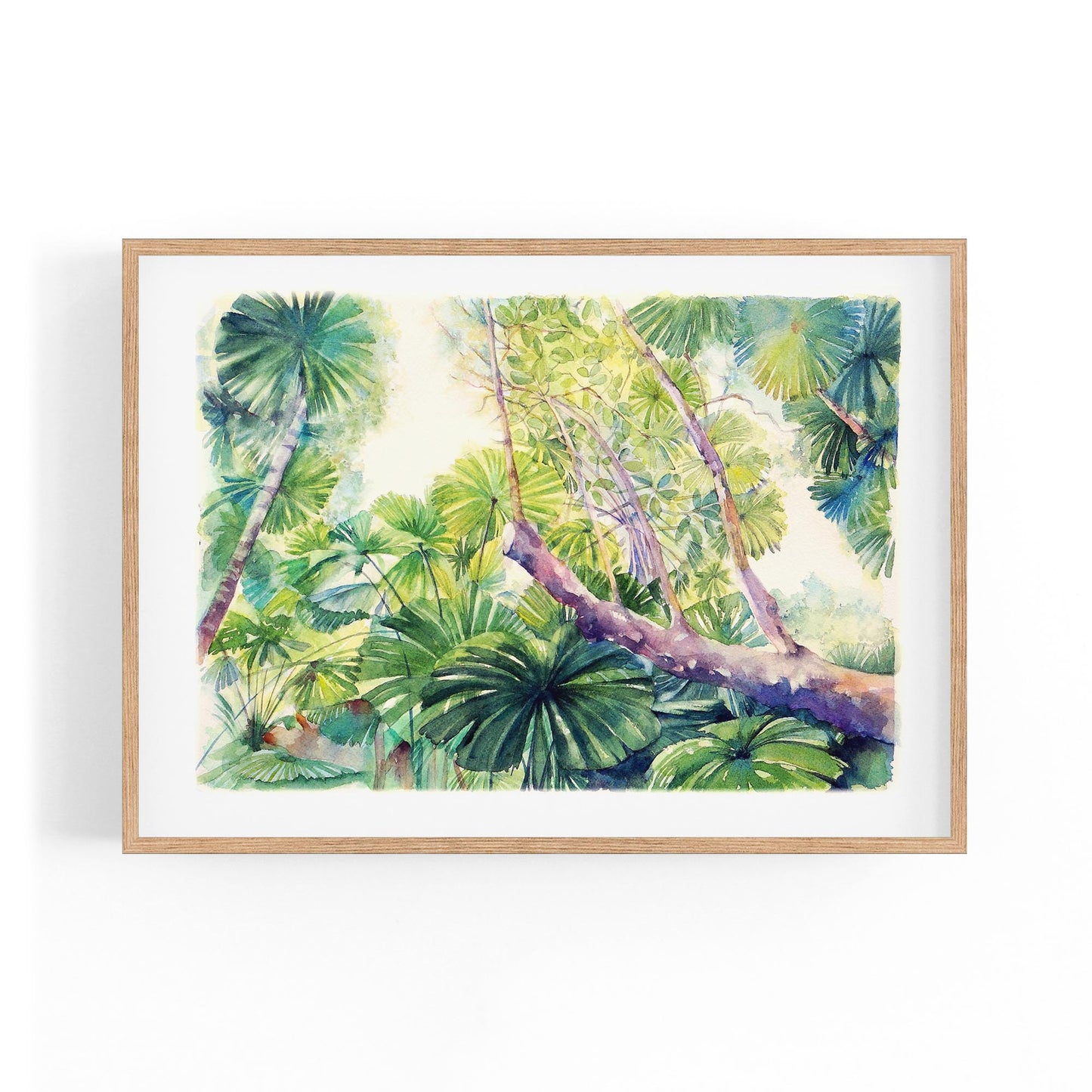 Daintree Rainforest Queensland Painting Wall Art - The Affordable Art Company