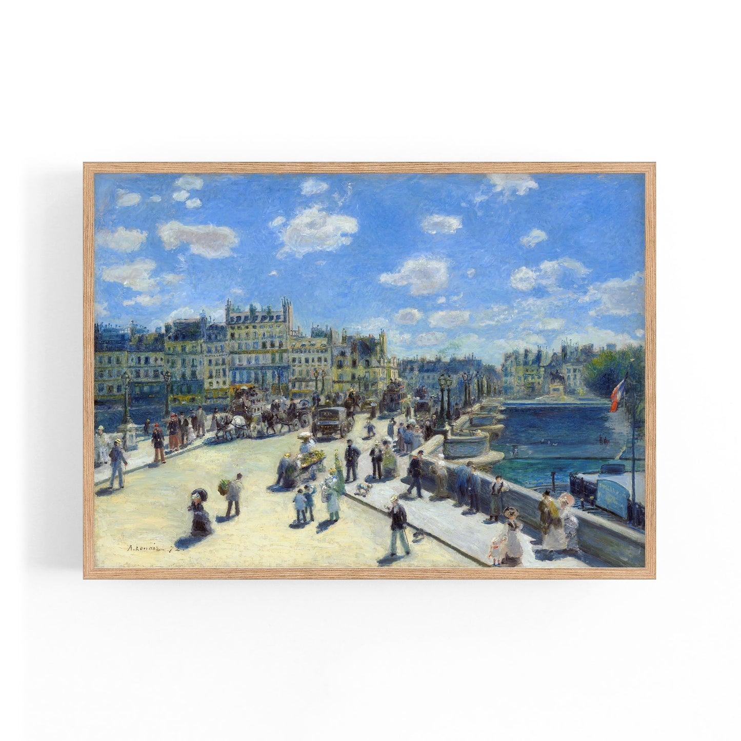 Pont Neuf, Renoir Famous Painting Wall Art - The Affordable Art Company