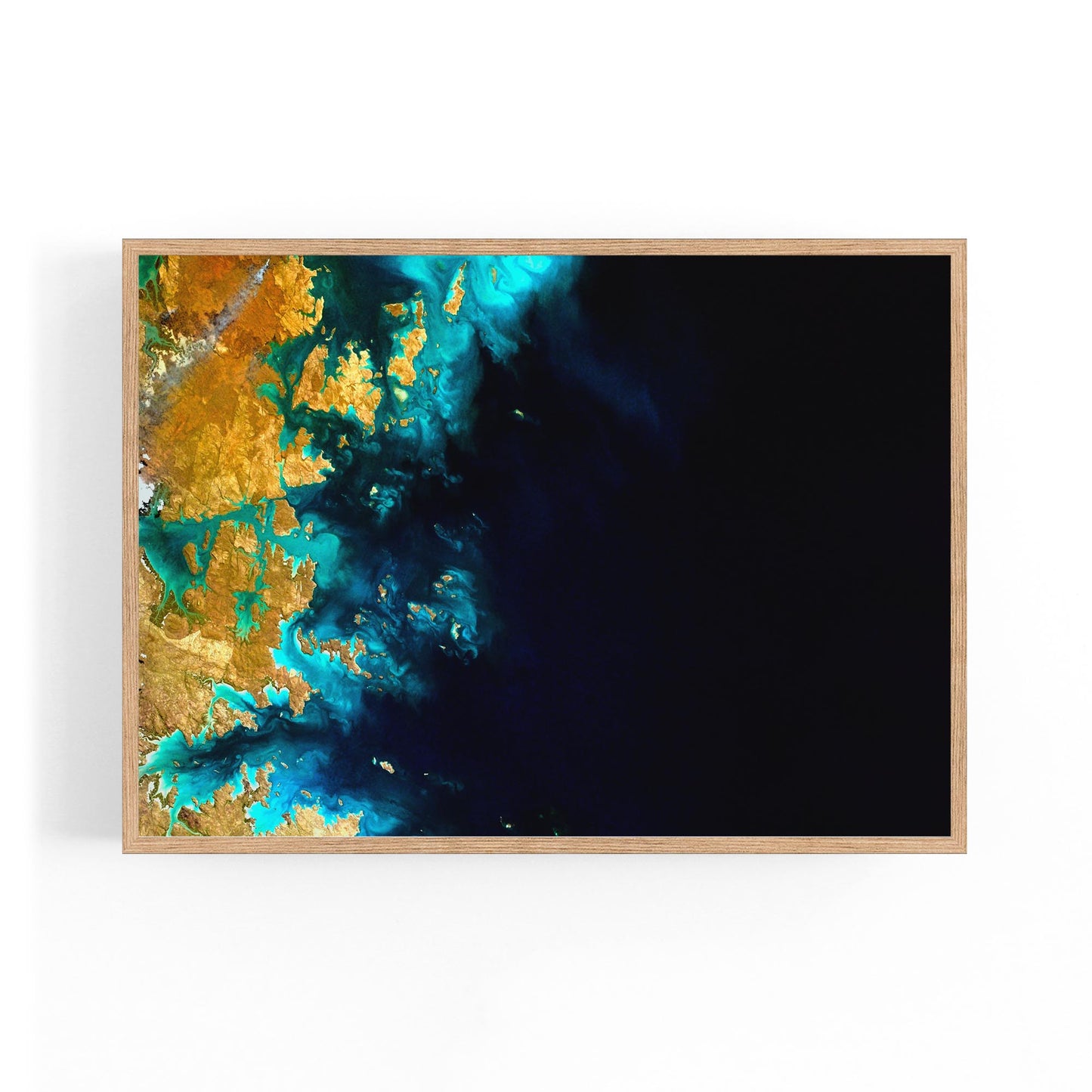 Northwesten Australia Aerial Photograph Wall Art - The Affordable Art Company