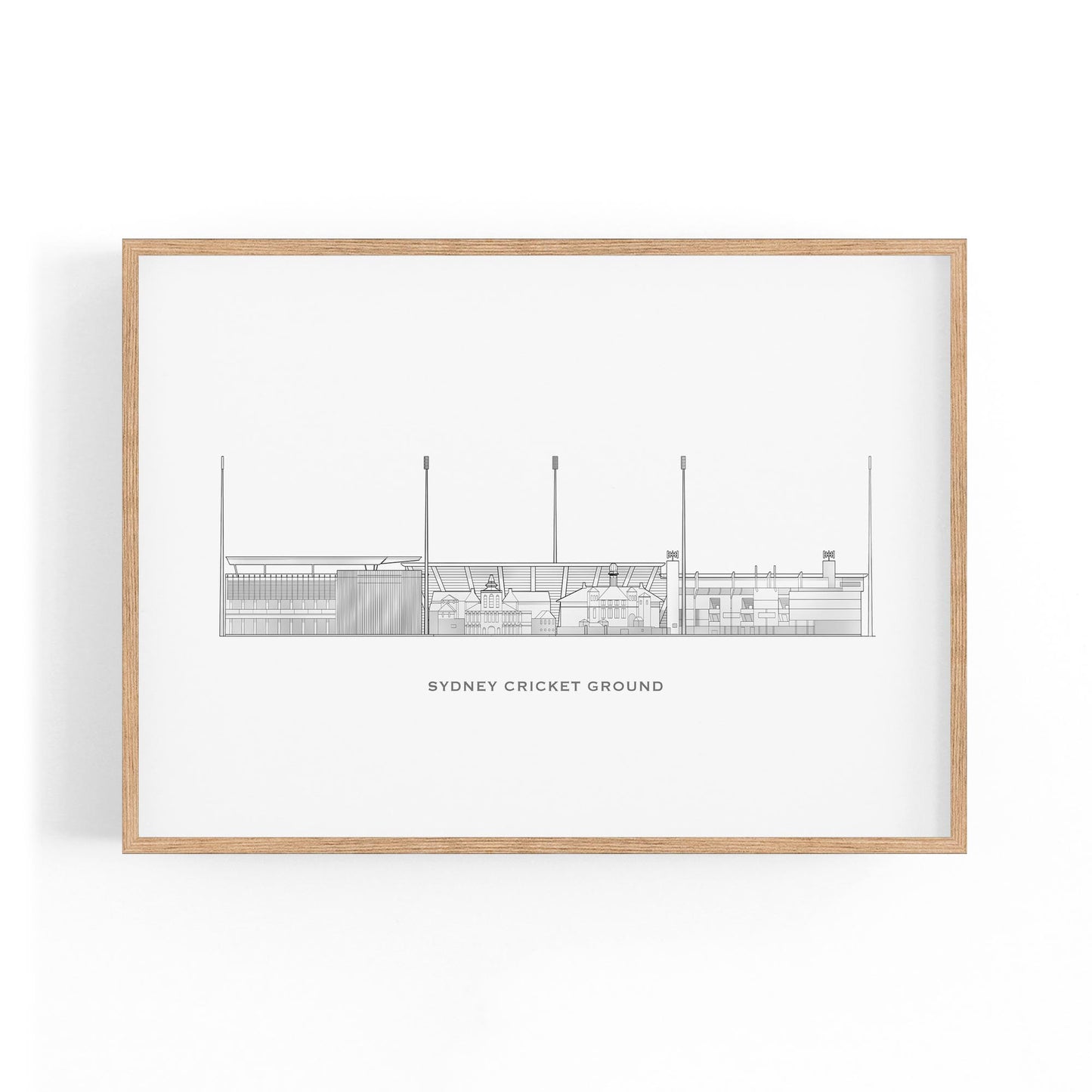 Sydney Cricket Ground Original Wall Art - The Affordable Art Company