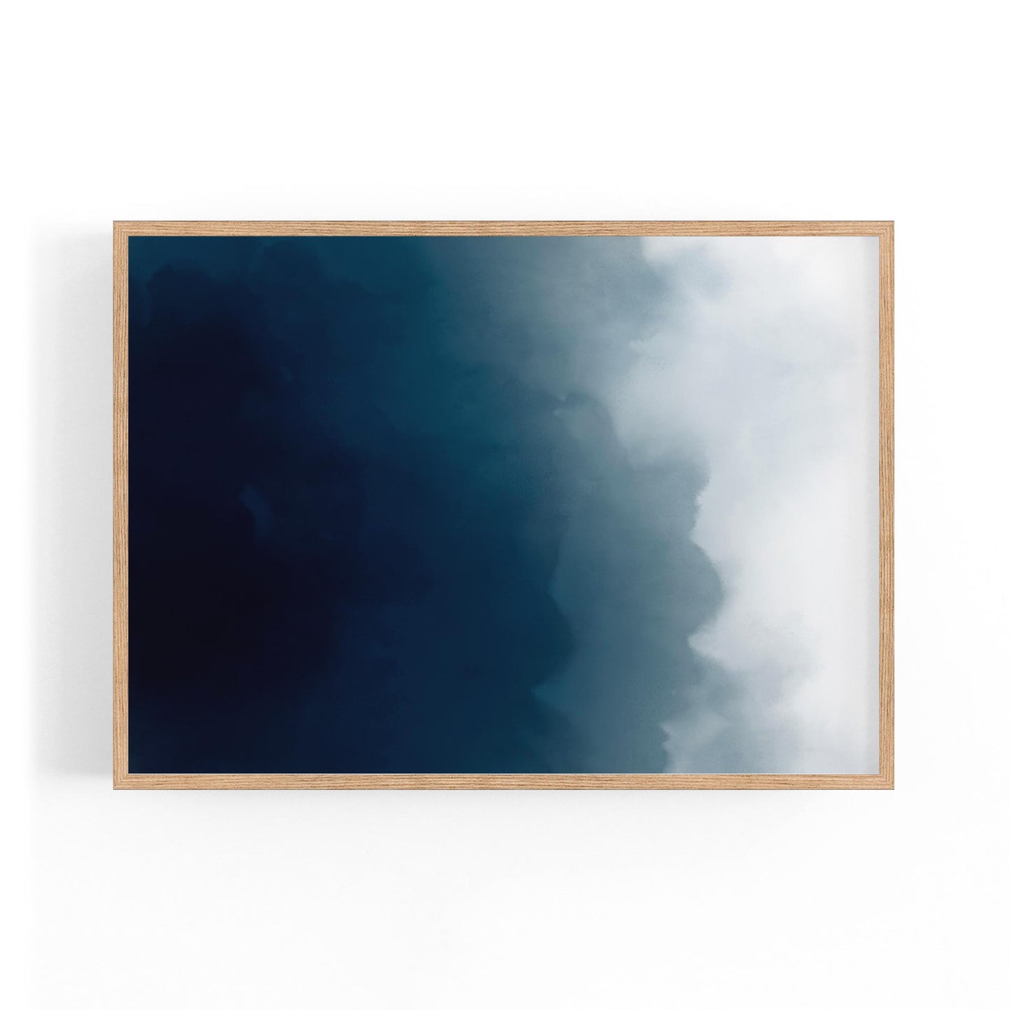 Minimal Blue Painting Abstract Modern Wall Art #17 - The Affordable Art Company