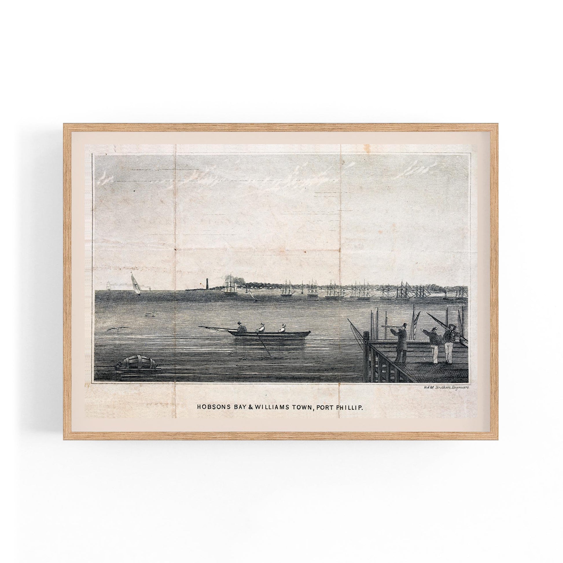 Williamstown, Melbourne Vintage Wall Art - The Affordable Art Company
