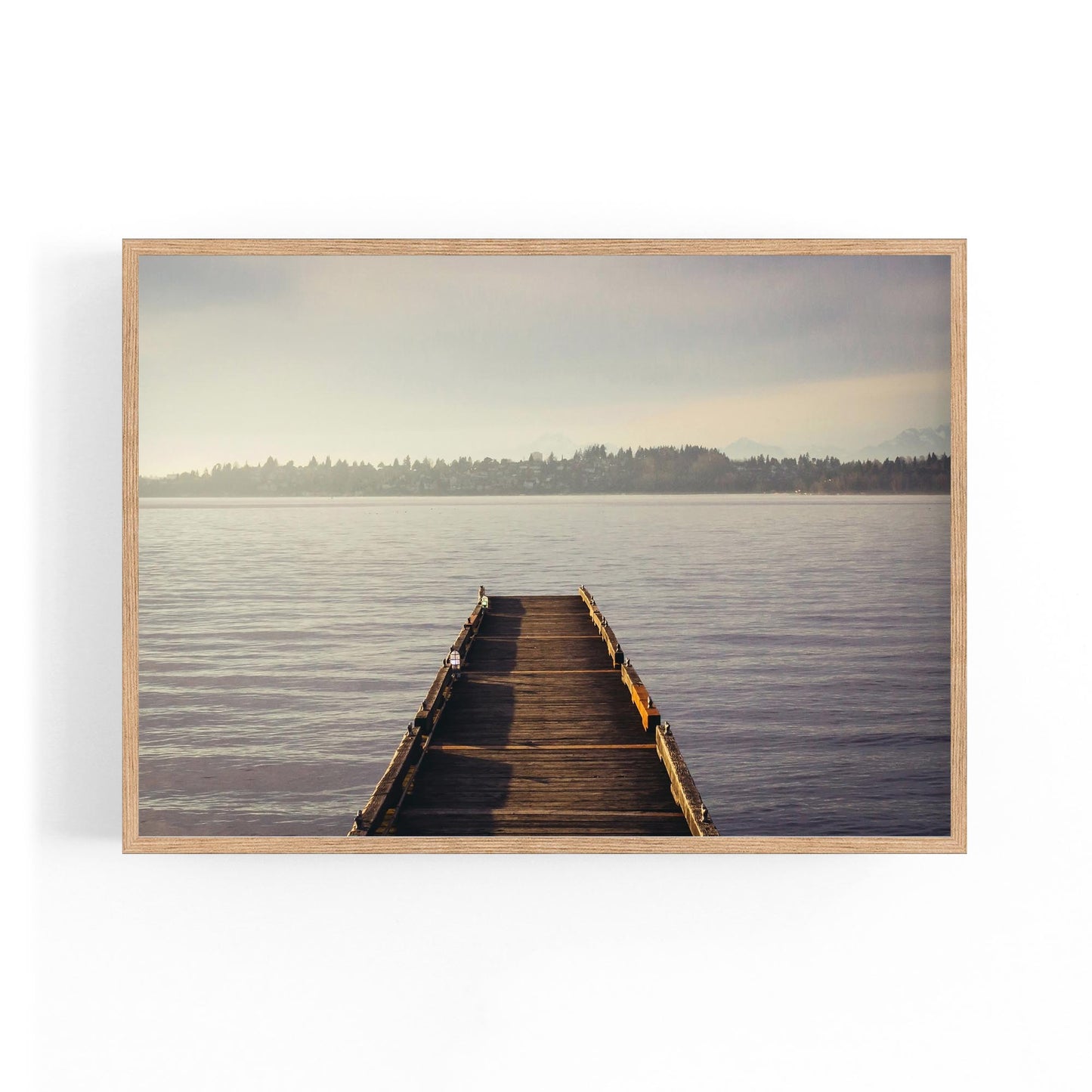 Calming Coast Landscape Photograph Wall Art - The Affordable Art Company